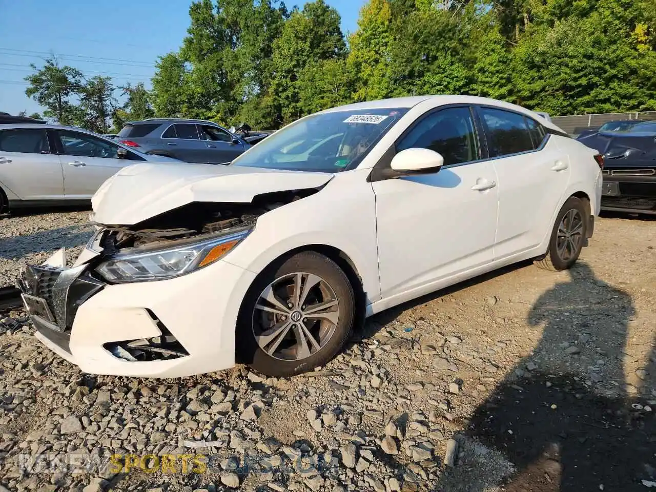 1 Photograph of a damaged car 3N1AB8CV0MY286323 NISSAN SENTRA 2021
