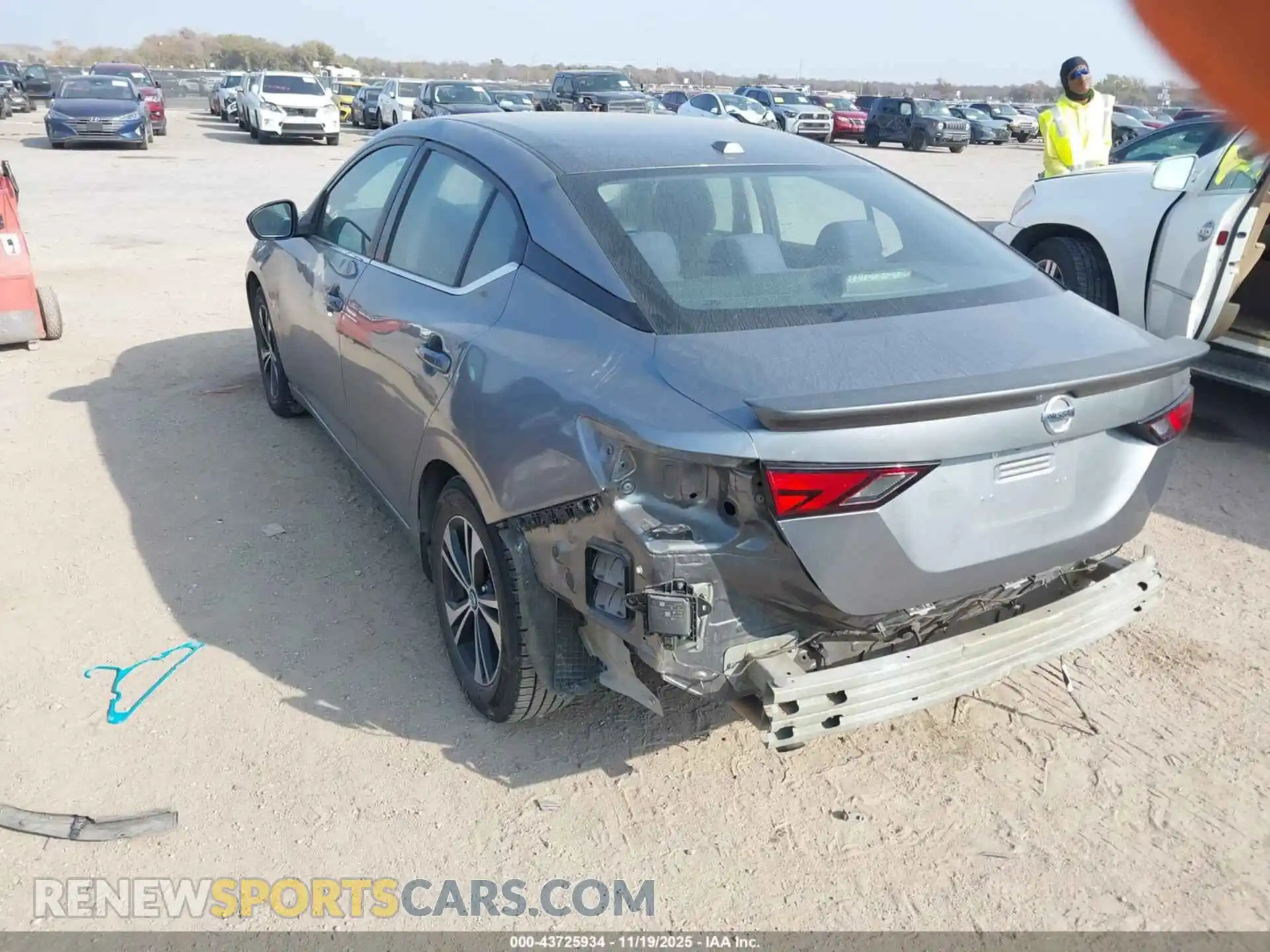 3 Photograph of a damaged car 3N1AB8CV0MY286550 NISSAN SENTRA 2021