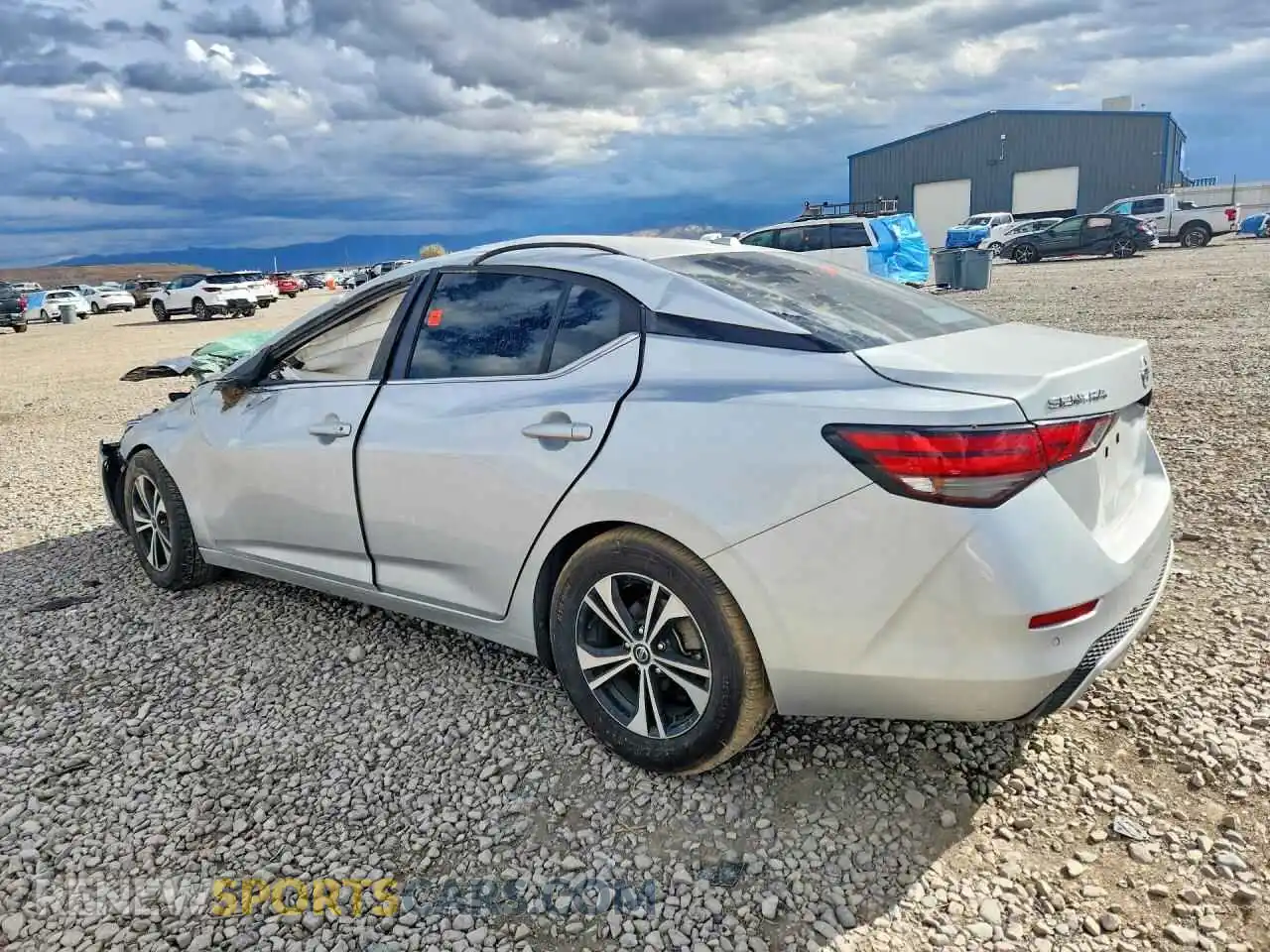 2 Photograph of a damaged car 3N1AB8CV0MY287584 NISSAN SENTRA 2021