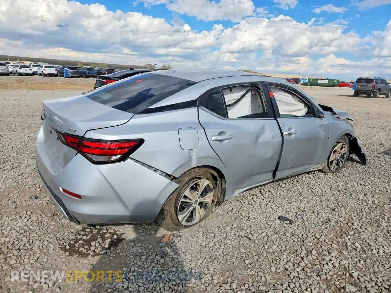 3 Photograph of a damaged car 3N1AB8CV0MY287584 NISSAN SENTRA 2021