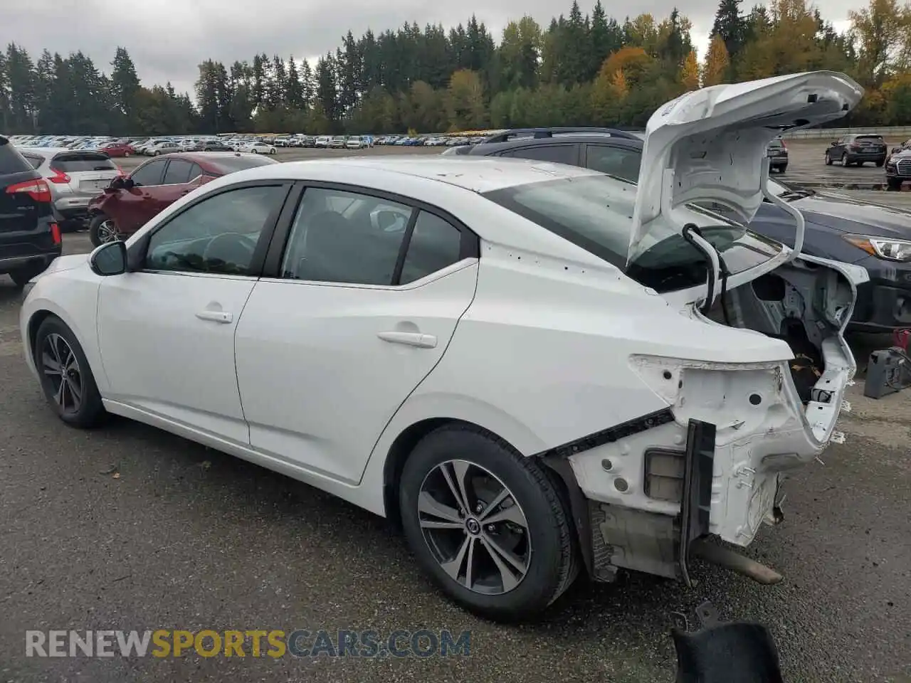2 Photograph of a damaged car 3N1AB8CV0MY294969 NISSAN SENTRA 2021