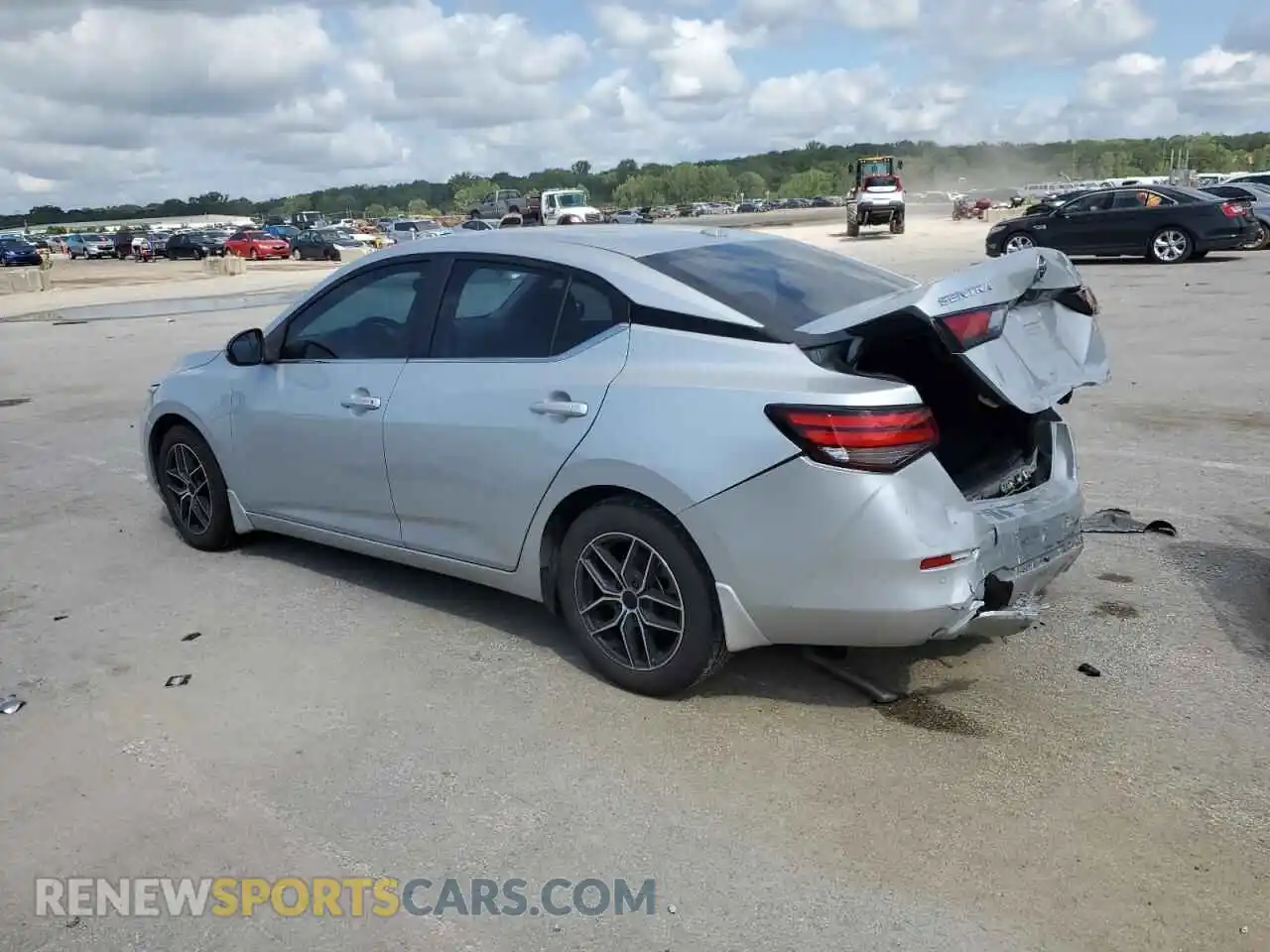2 Photograph of a damaged car 3N1AB8CV0MY298584 NISSAN SENTRA 2021
