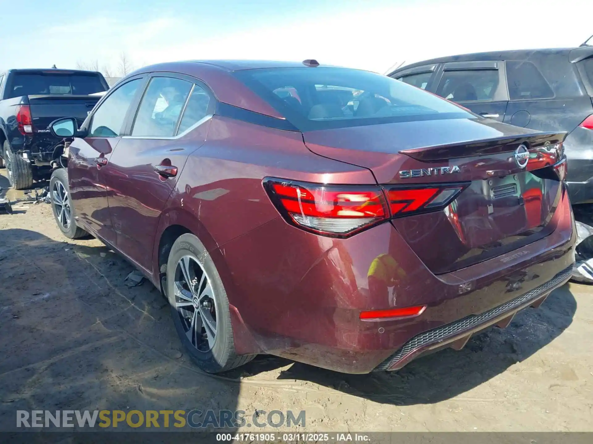 3 Photograph of a damaged car 3N1AB8CV0MY299198 NISSAN SENTRA 2021