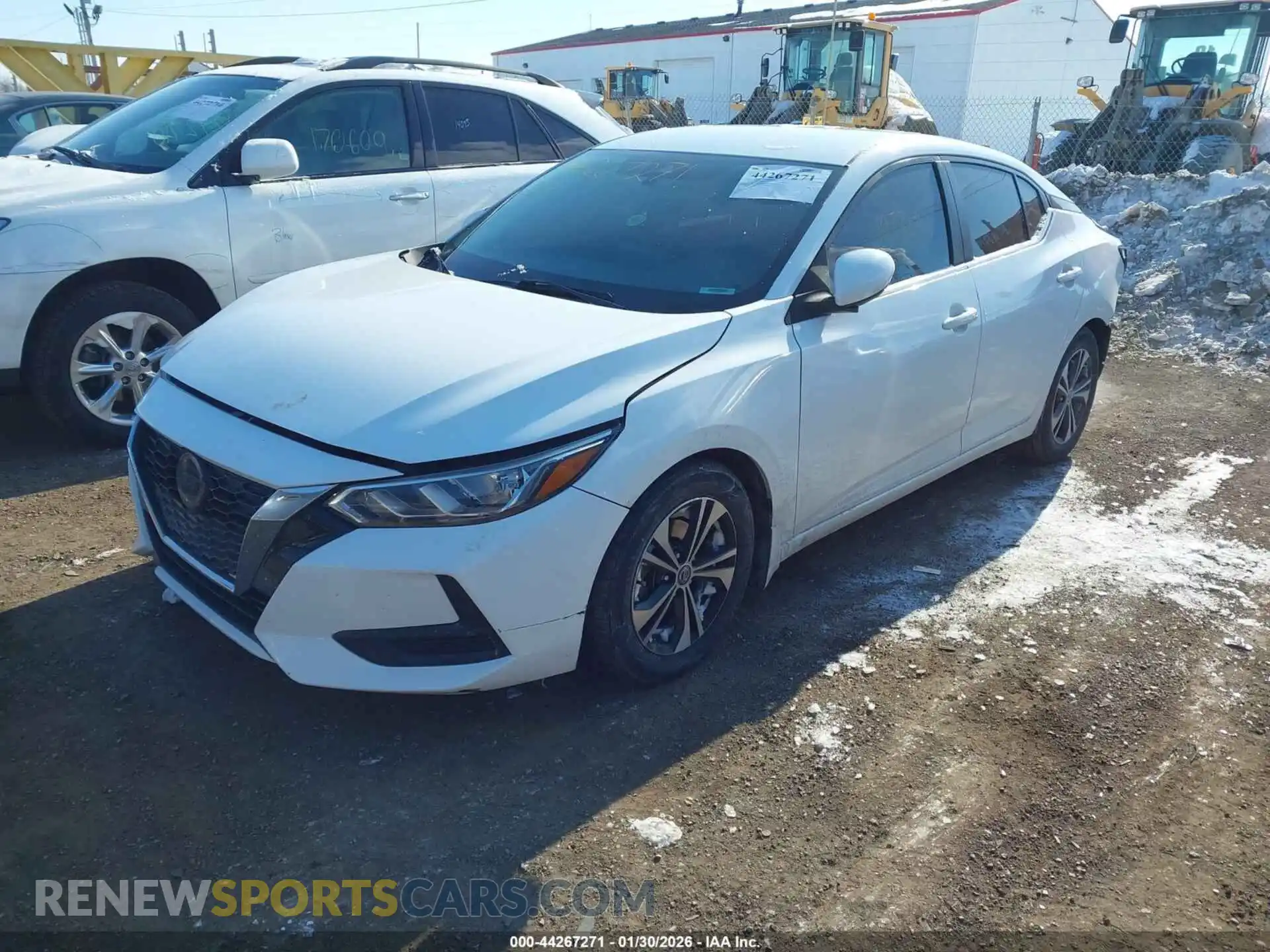 2 Photograph of a damaged car 3N1AB8CV0MY301354 NISSAN SENTRA 2021