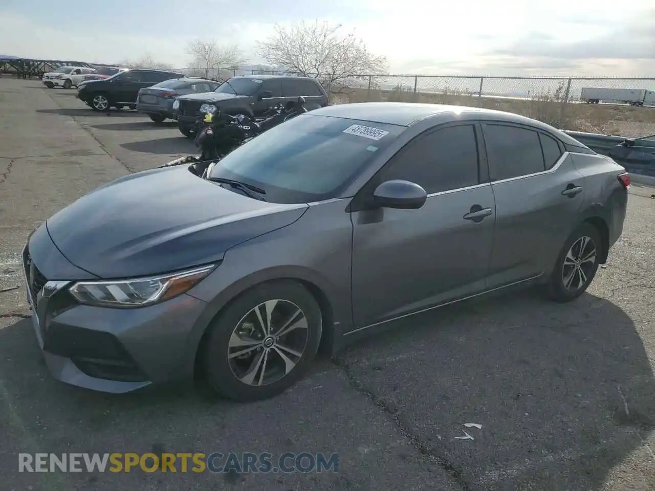 1 Photograph of a damaged car 3N1AB8CV0MY302259 NISSAN SENTRA 2021