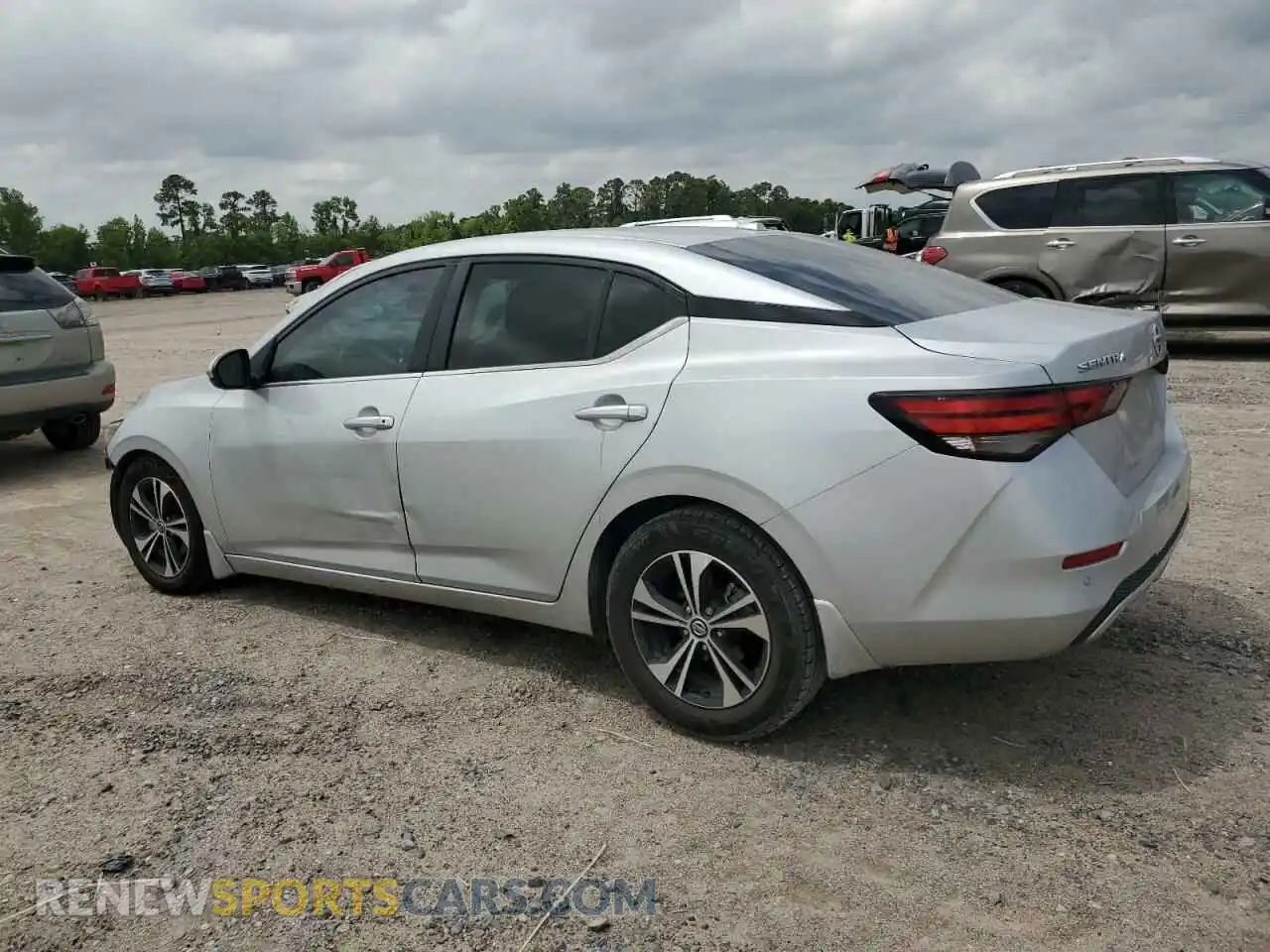 2 Photograph of a damaged car 3N1AB8CV0MY304741 NISSAN SENTRA 2021