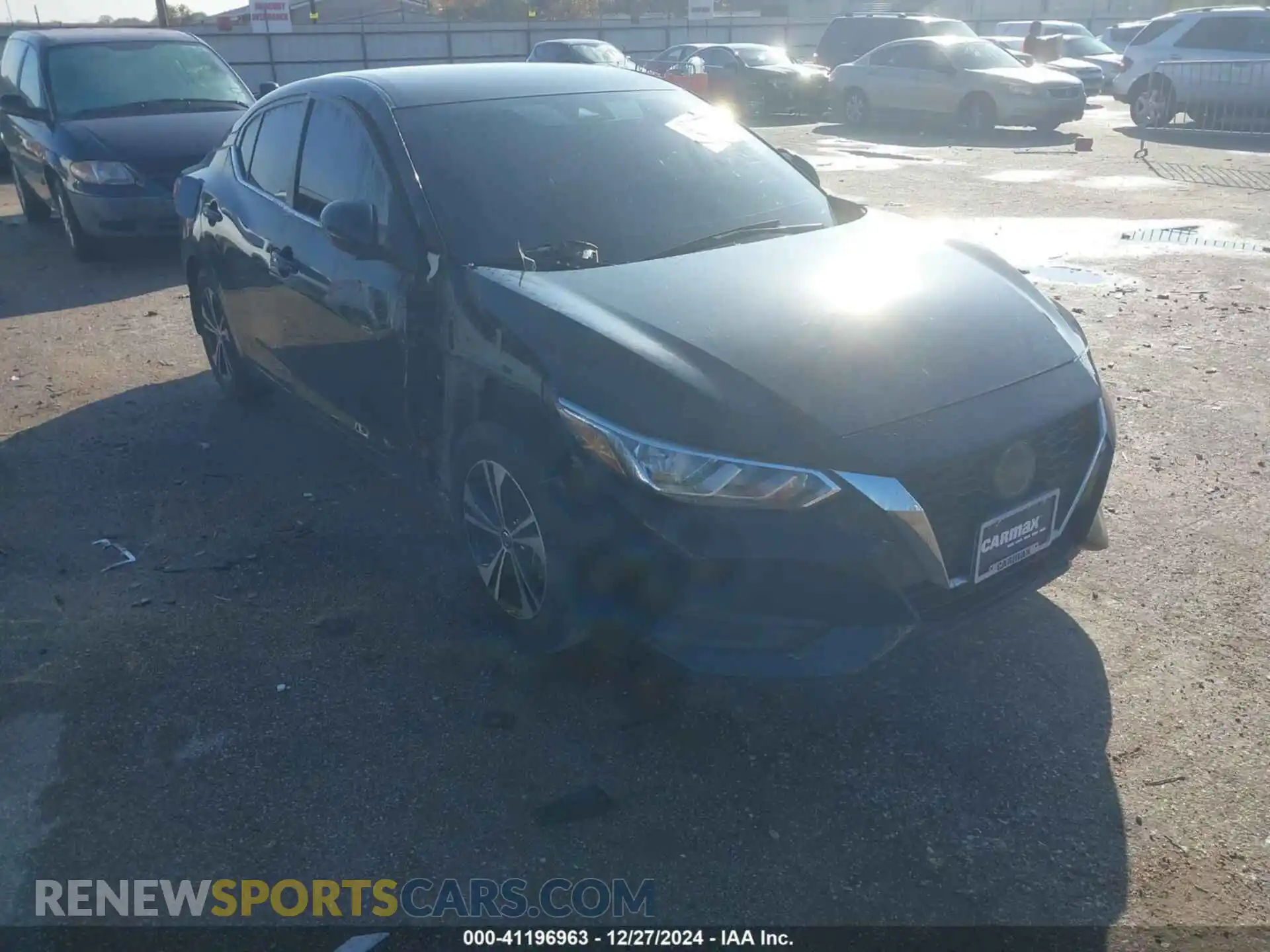 1 Photograph of a damaged car 3N1AB8CV0MY308109 NISSAN SENTRA 2021