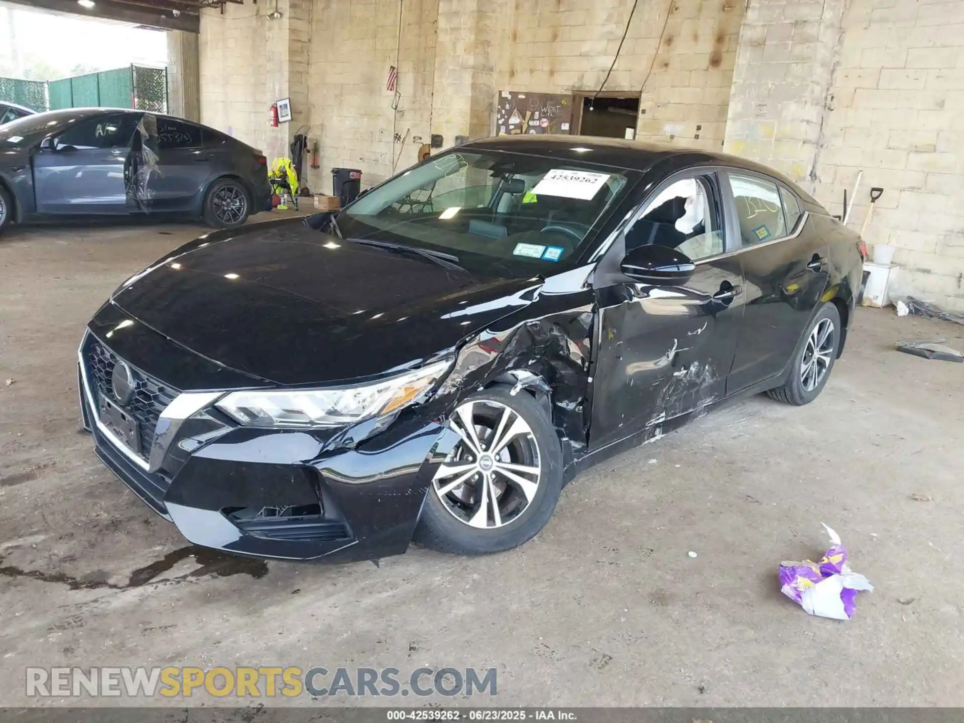 2 Photograph of a damaged car 3N1AB8CV0MY308255 NISSAN SENTRA 2021