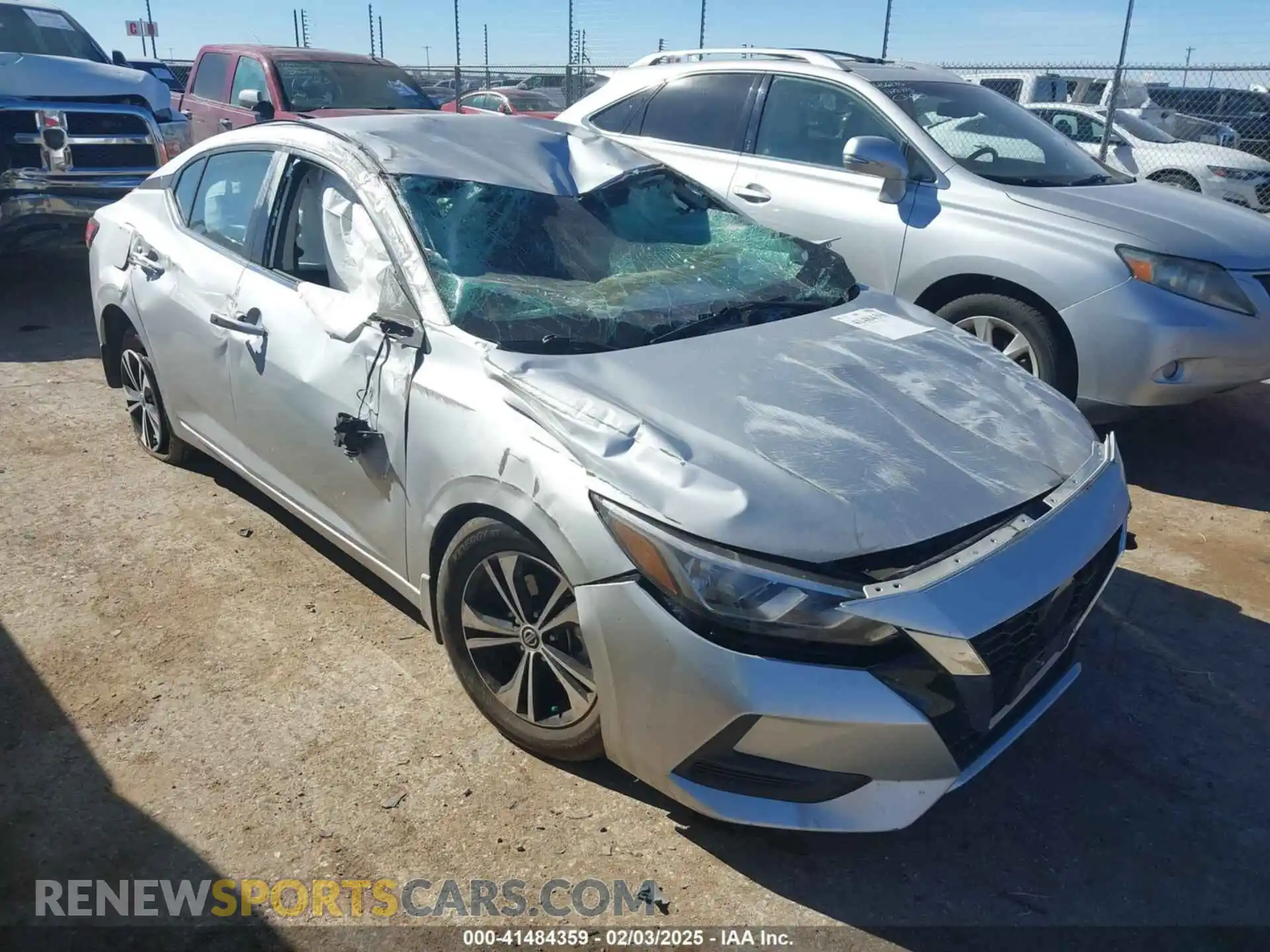1 Photograph of a damaged car 3N1AB8CV0MY329882 NISSAN SENTRA 2021