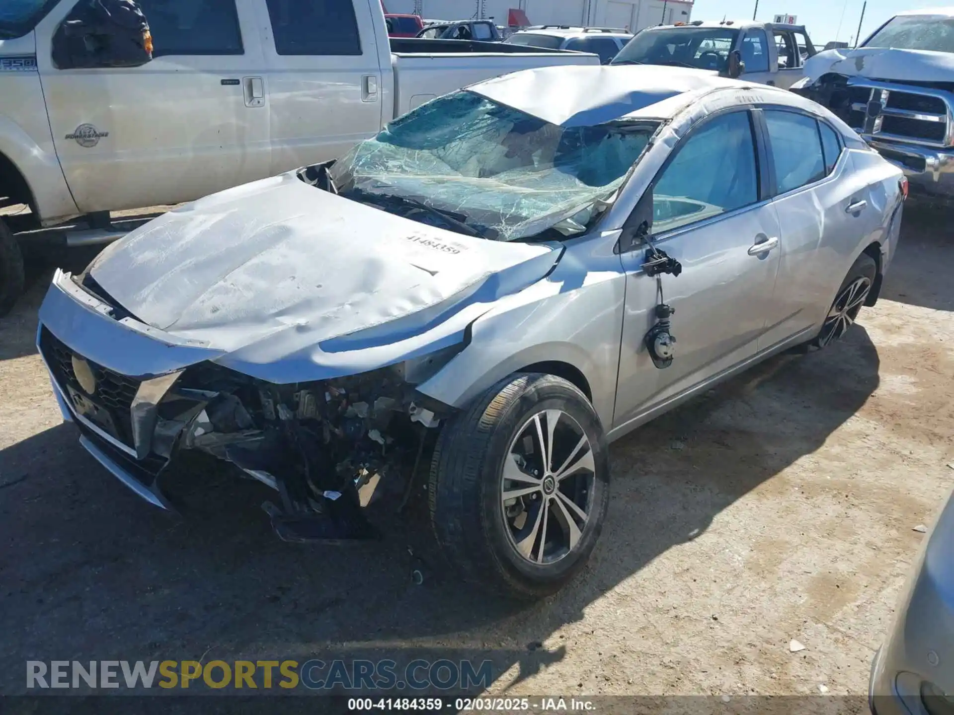 2 Photograph of a damaged car 3N1AB8CV0MY329882 NISSAN SENTRA 2021