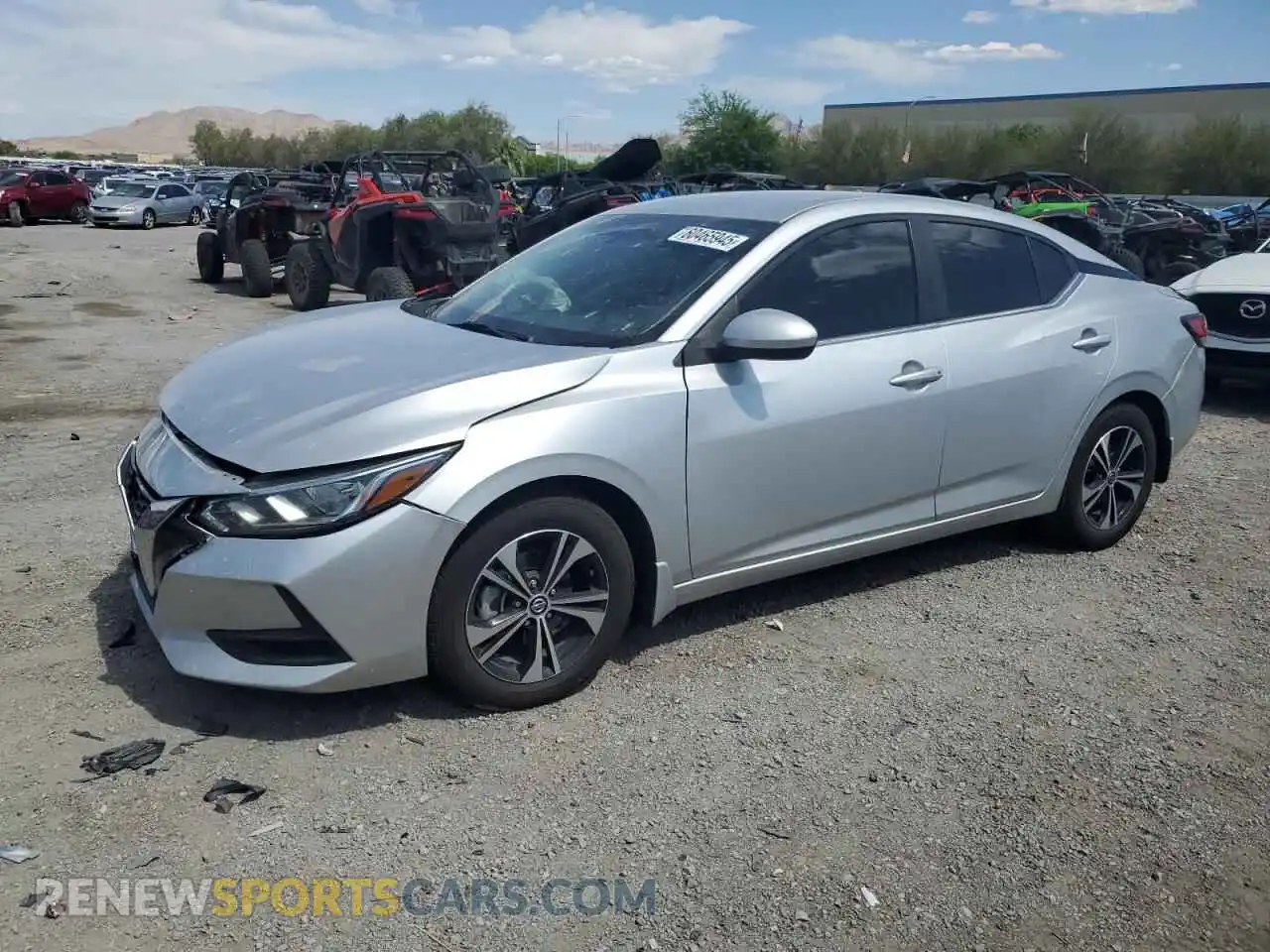 1 Photograph of a damaged car 3N1AB8CV0MY329963 NISSAN SENTRA 2021