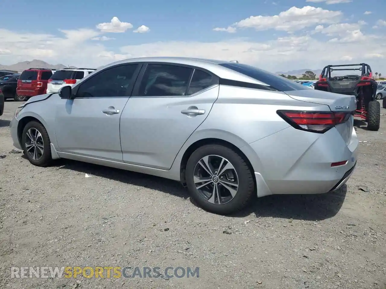 2 Photograph of a damaged car 3N1AB8CV0MY329963 NISSAN SENTRA 2021