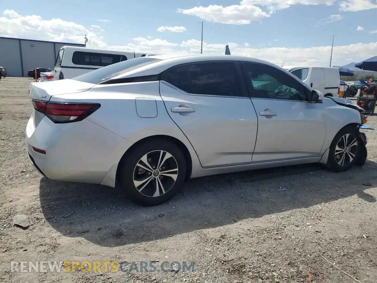 3 Photograph of a damaged car 3N1AB8CV0MY329963 NISSAN SENTRA 2021