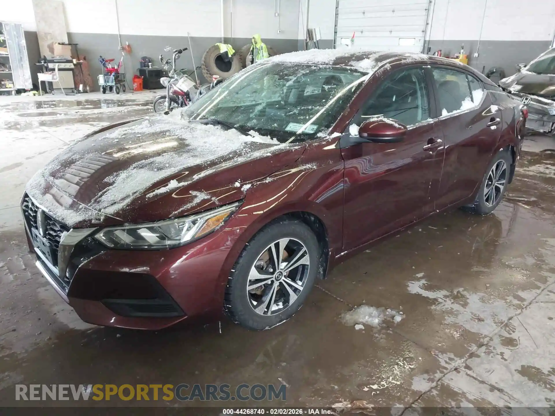 2 Photograph of a damaged car 3N1AB8CV0MY330787 NISSAN SENTRA 2021