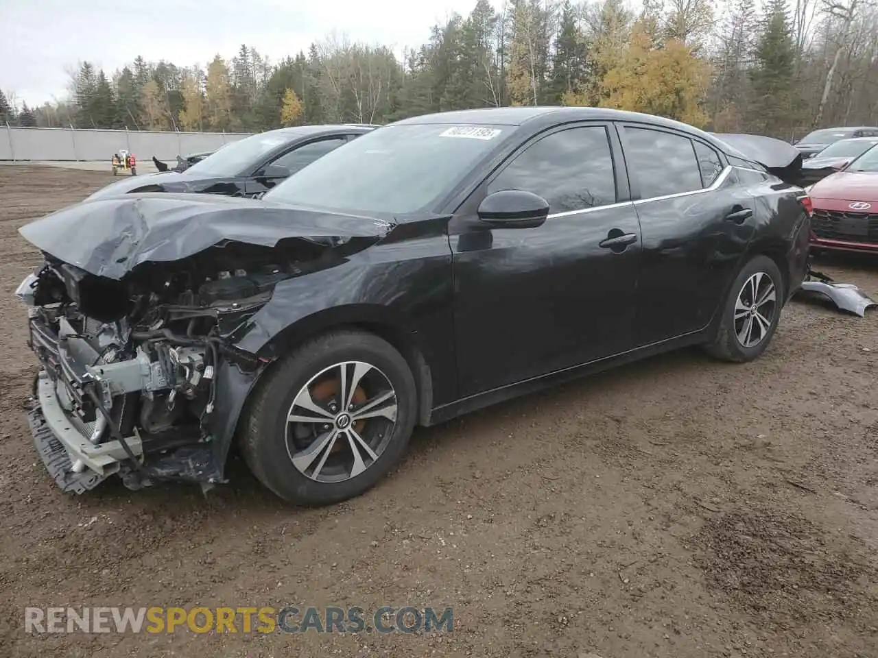 1 Photograph of a damaged car 3N1AB8CV1MY204289 NISSAN SENTRA 2021