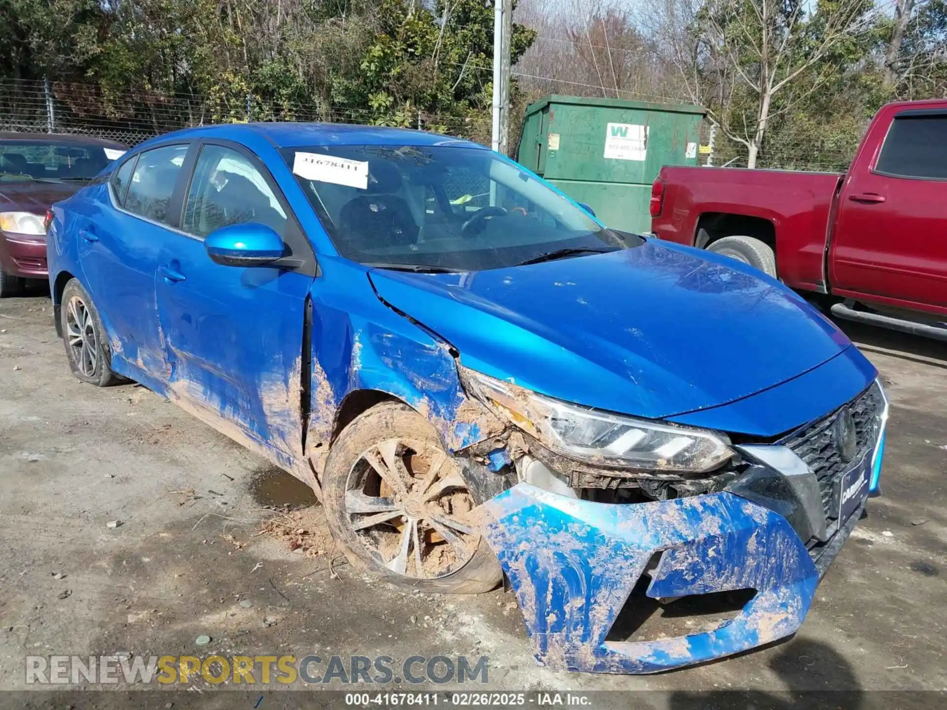1 Photograph of a damaged car 3N1AB8CV1MY204499 NISSAN SENTRA 2021