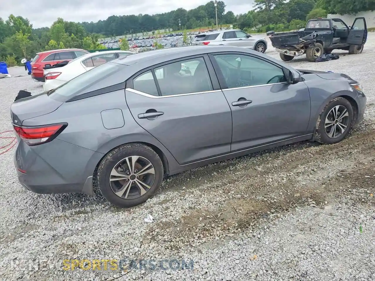 3 Photograph of a damaged car 3N1AB8CV1MY205409 NISSAN SENTRA 2021
