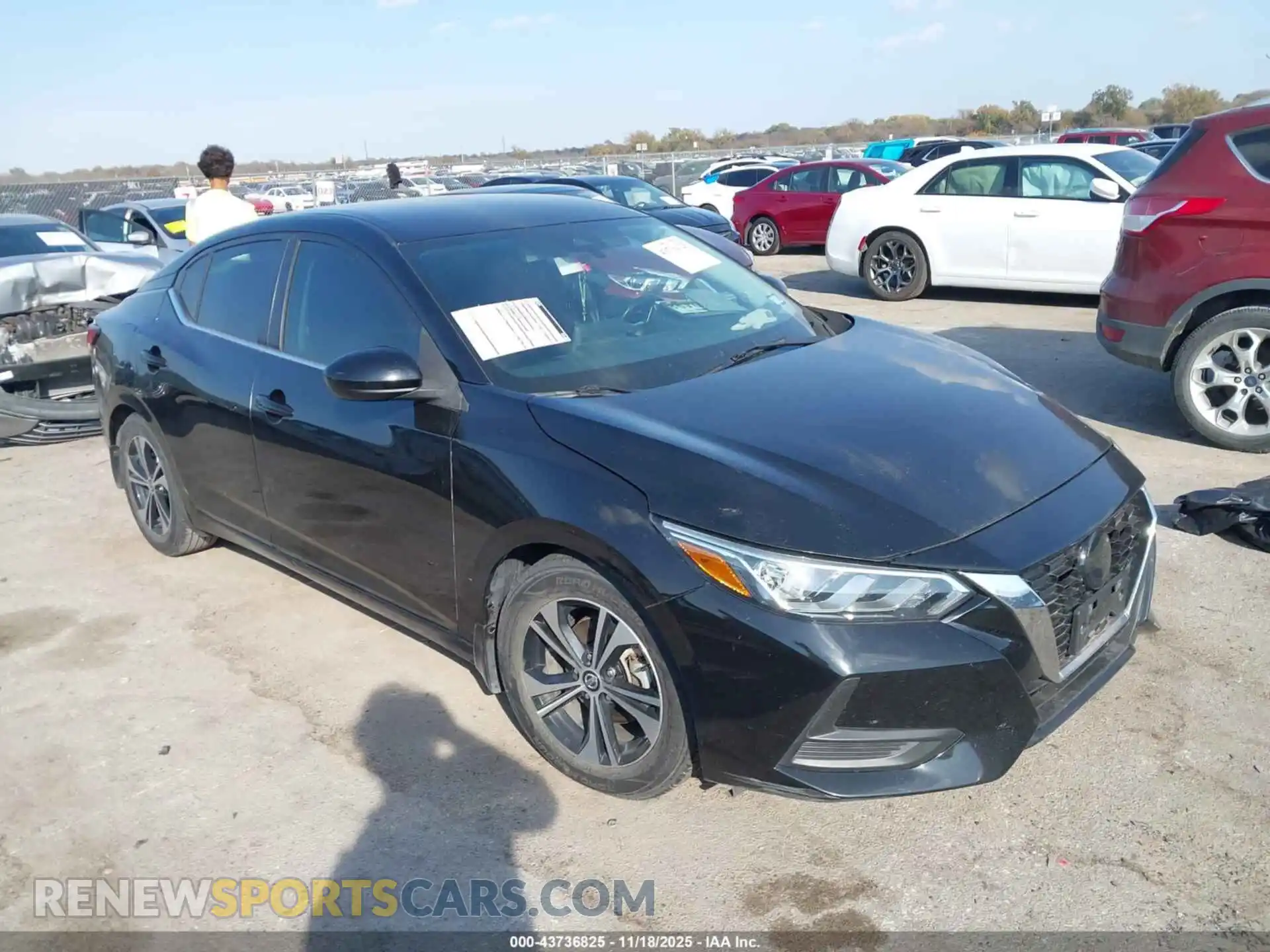 1 Photograph of a damaged car 3N1AB8CV1MY206804 NISSAN SENTRA 2021