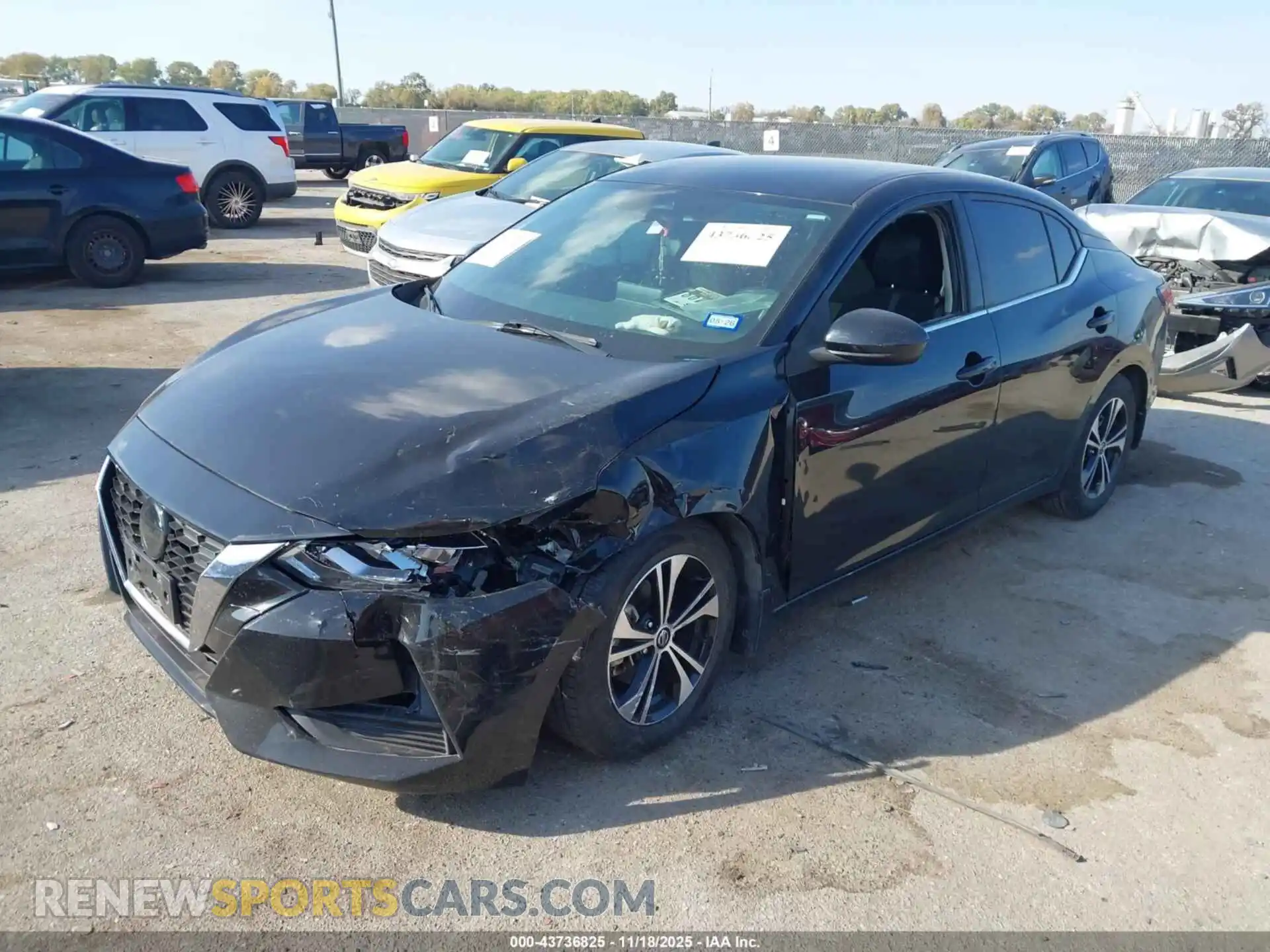 2 Photograph of a damaged car 3N1AB8CV1MY206804 NISSAN SENTRA 2021