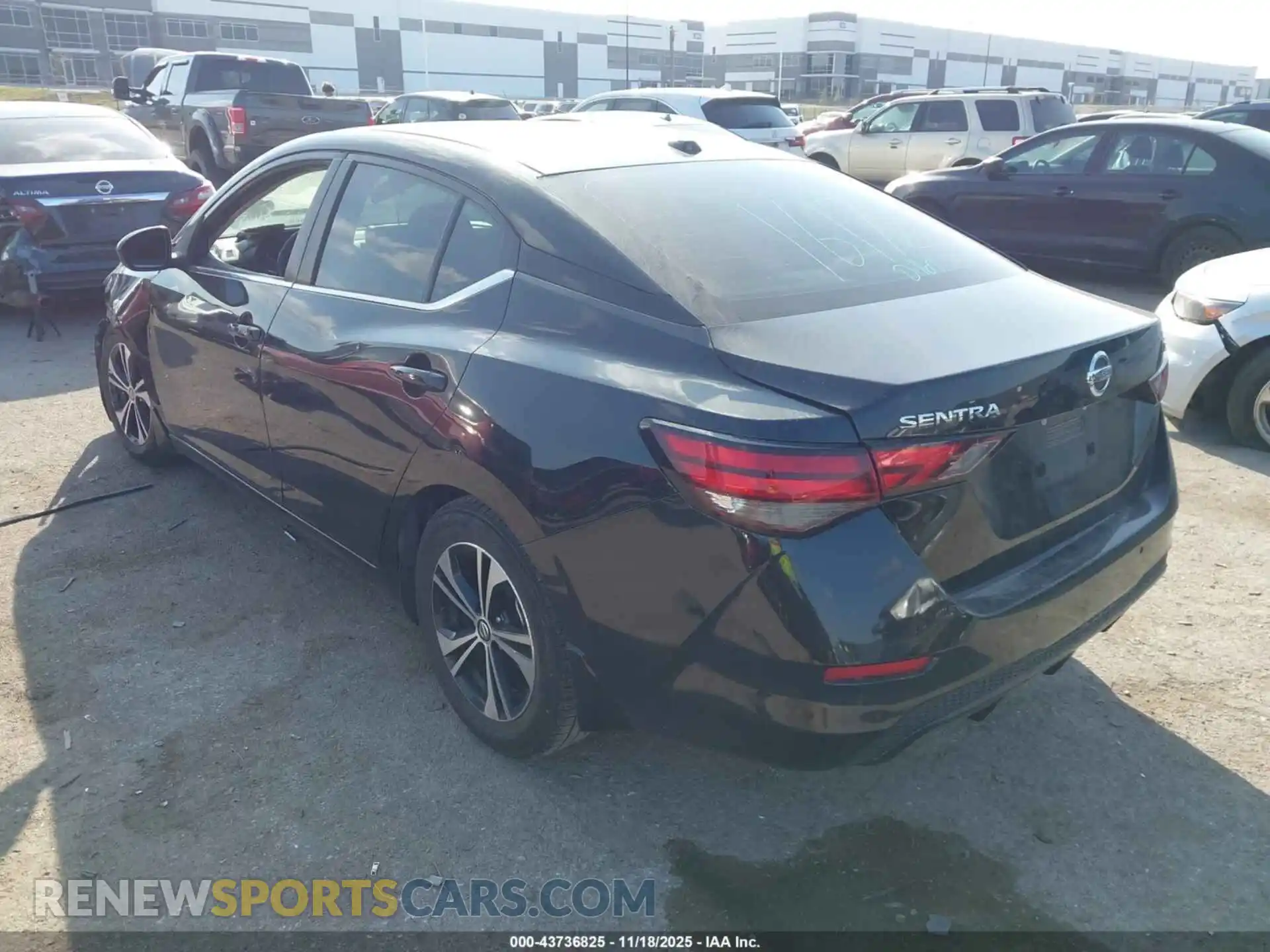 3 Photograph of a damaged car 3N1AB8CV1MY206804 NISSAN SENTRA 2021