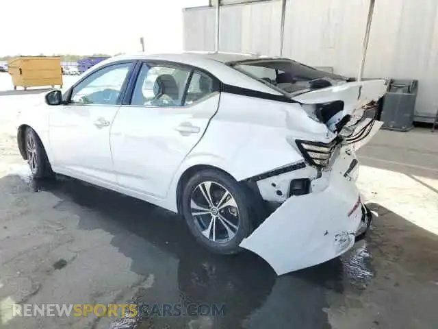 2 Photograph of a damaged car 3N1AB8CV1MY206916 NISSAN SENTRA 2021