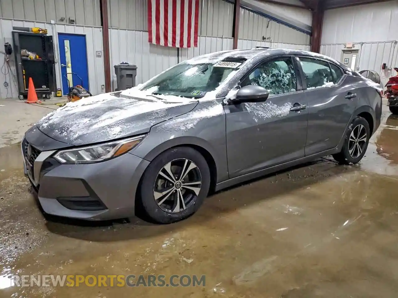 1 Photograph of a damaged car 3N1AB8CV1MY212876 NISSAN SENTRA 2021