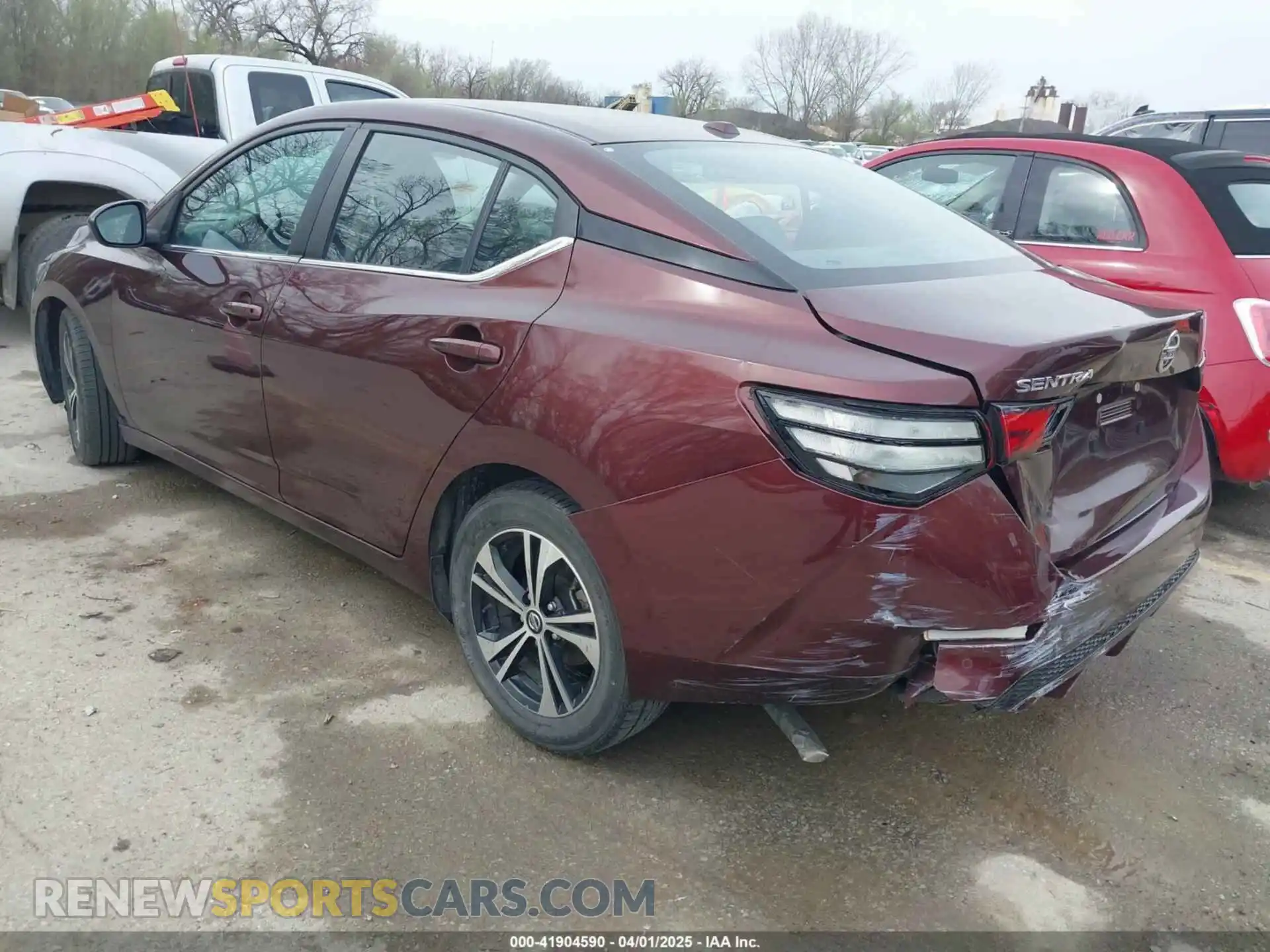3 Photograph of a damaged car 3N1AB8CV1MY222453 NISSAN SENTRA 2021