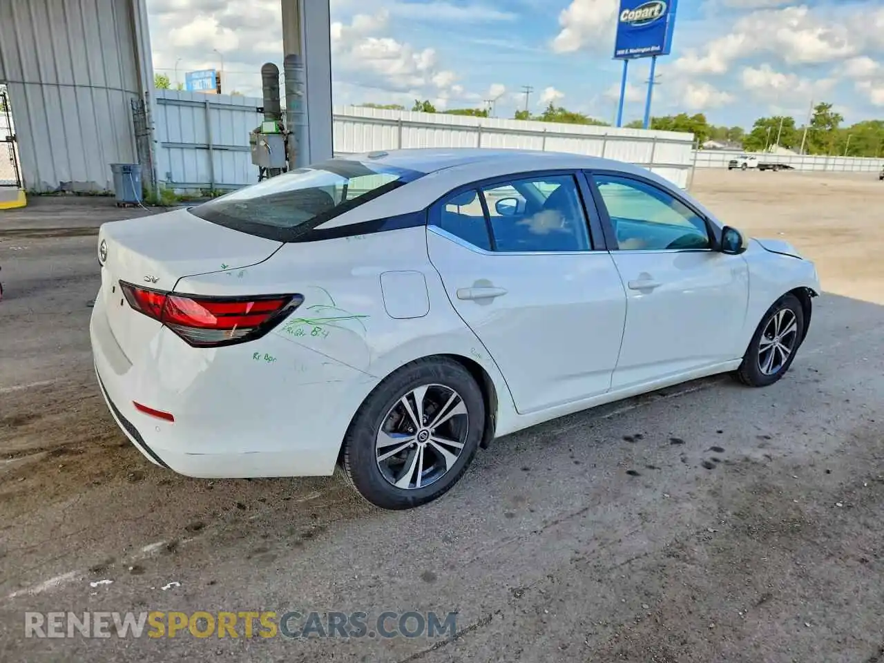 3 Фотография поврежденного автомобиля 3N1AB8CV1MY223926 NISSAN SENTRA 2021