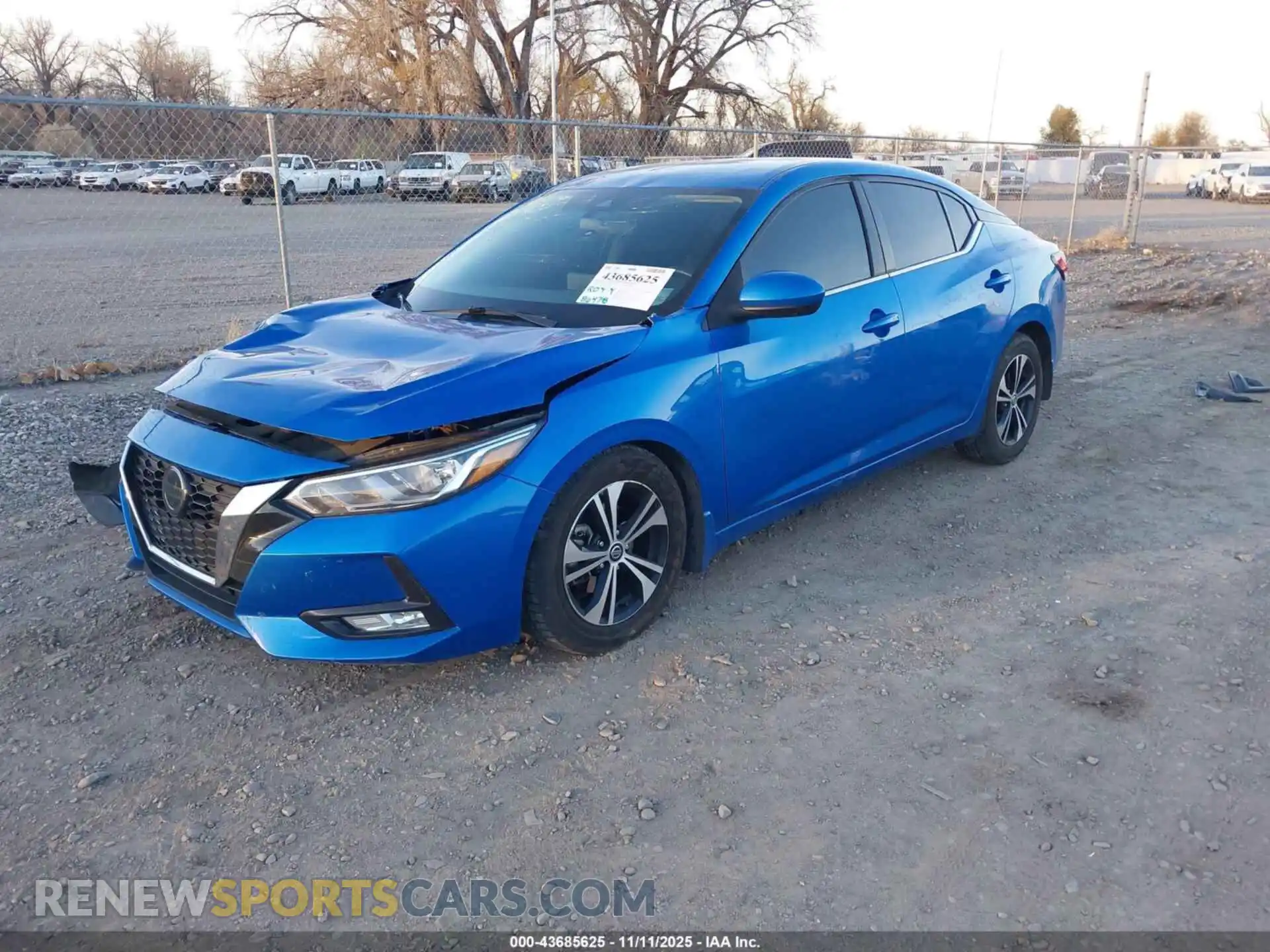 2 Photograph of a damaged car 3N1AB8CV1MY225210 NISSAN SENTRA 2021