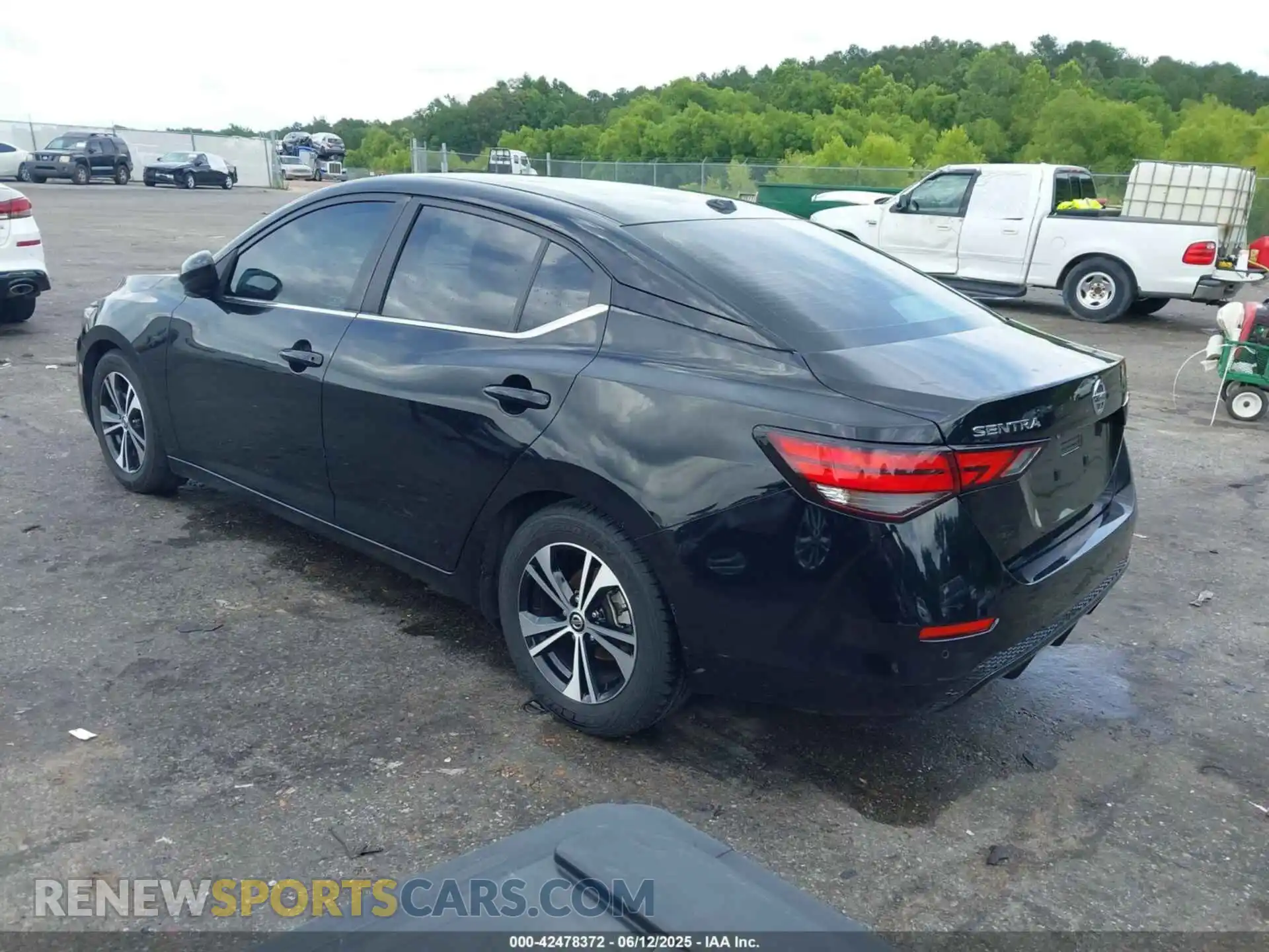 3 fotografías del automóvil dañado 3N1AB8CV1MY225840 NISSAN SENTRA 2021