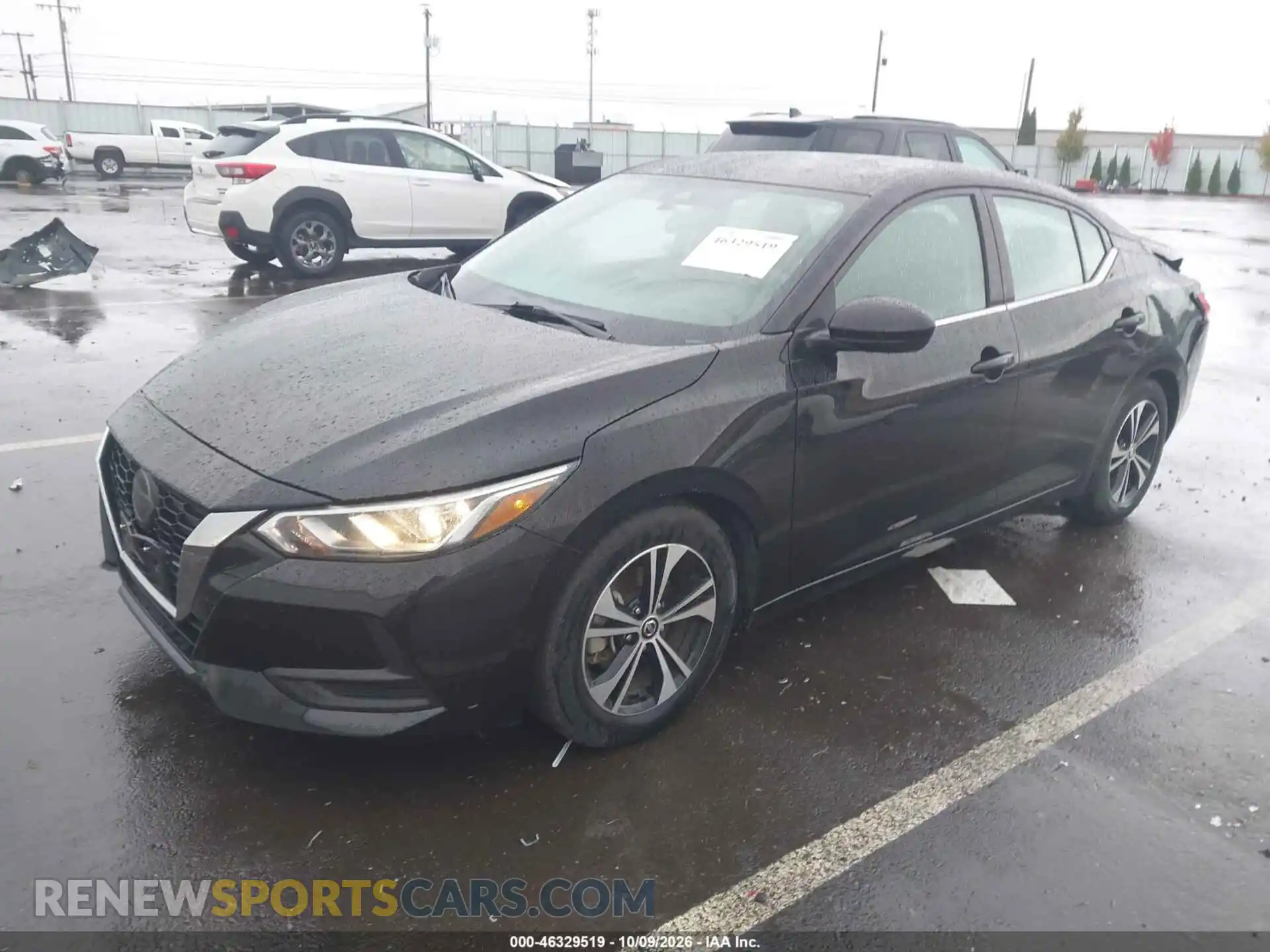 2 Photograph of a damaged car 3N1AB8CV1MY236031 NISSAN SENTRA 2021