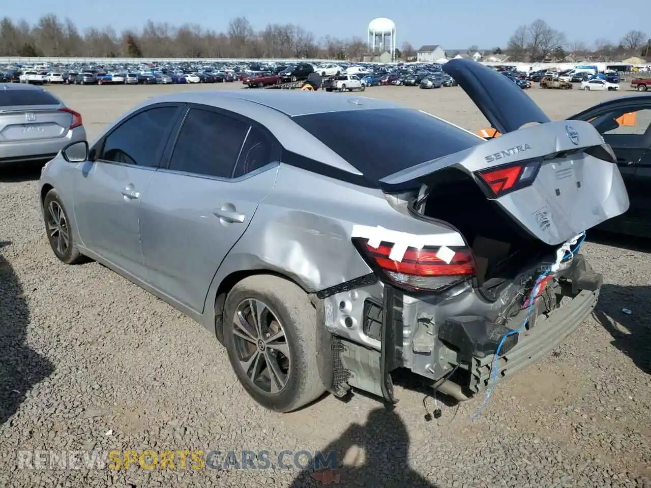 2 Photograph of a damaged car 3N1AB8CV1MY237003 NISSAN SENTRA 2021