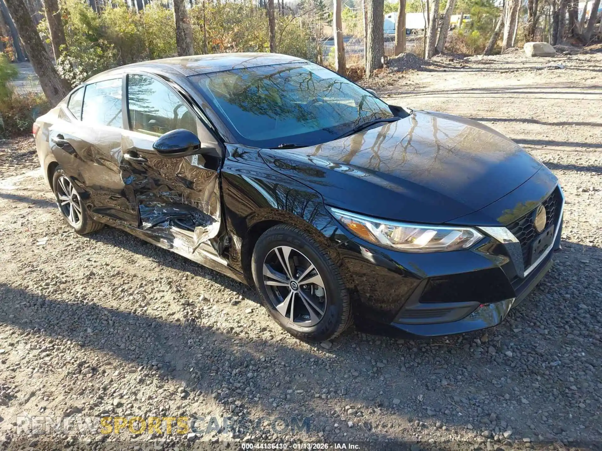 1 Photograph of a damaged car 3N1AB8CV1MY237146 NISSAN SENTRA 2021