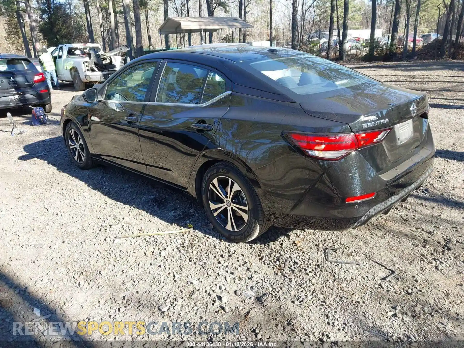 3 Photograph of a damaged car 3N1AB8CV1MY237146 NISSAN SENTRA 2021