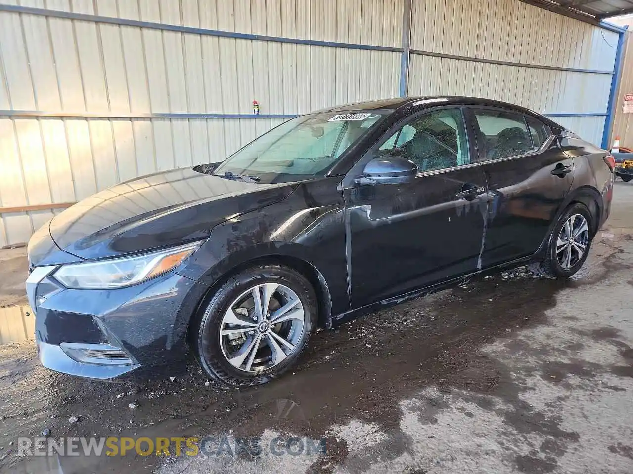 1 Photograph of a damaged car 3N1AB8CV1MY237504 NISSAN SENTRA 2021