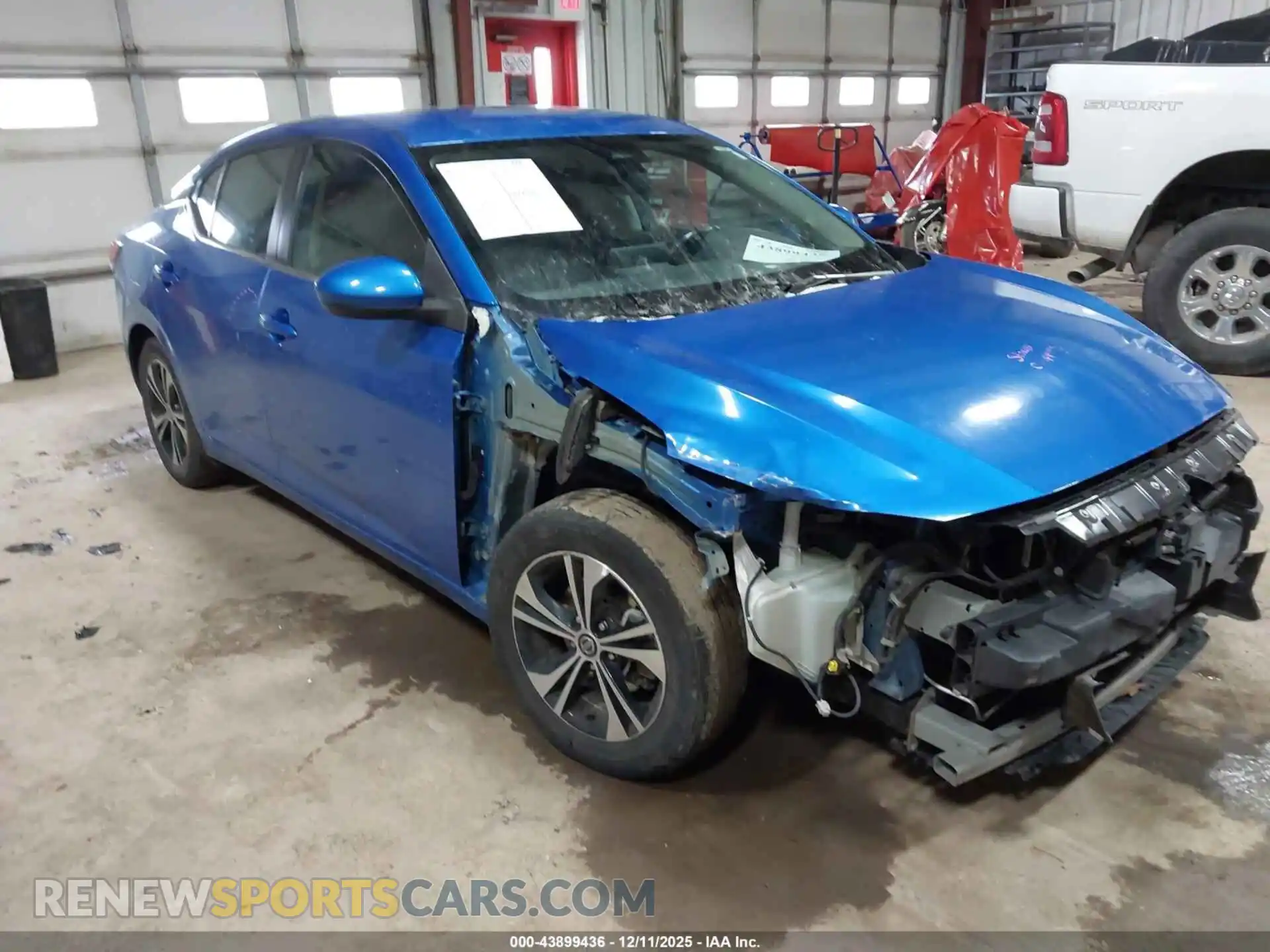1 Photograph of a damaged car 3N1AB8CV1MY237812 NISSAN SENTRA 2021