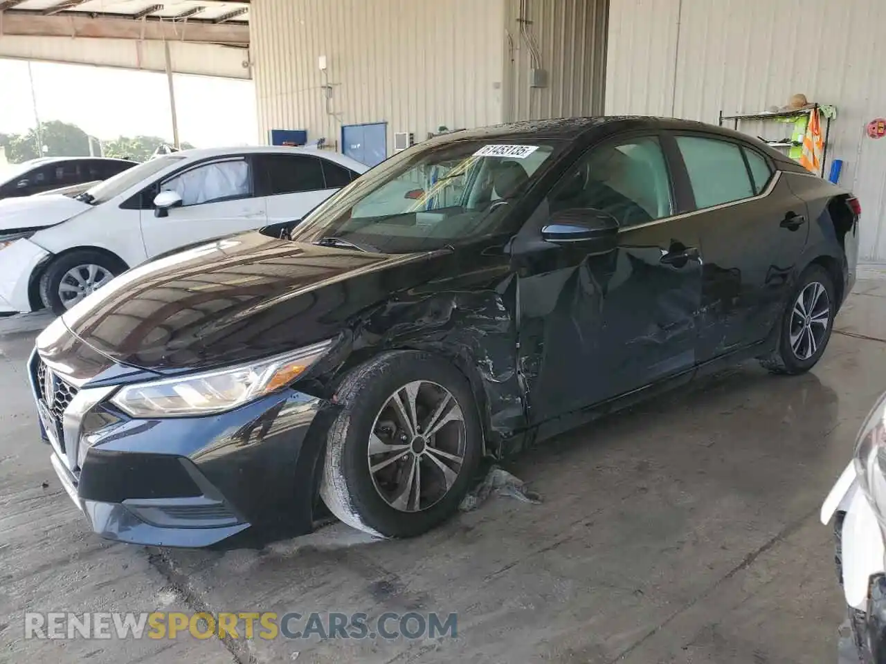 1 Photograph of a damaged car 3N1AB8CV1MY238832 NISSAN SENTRA 2021