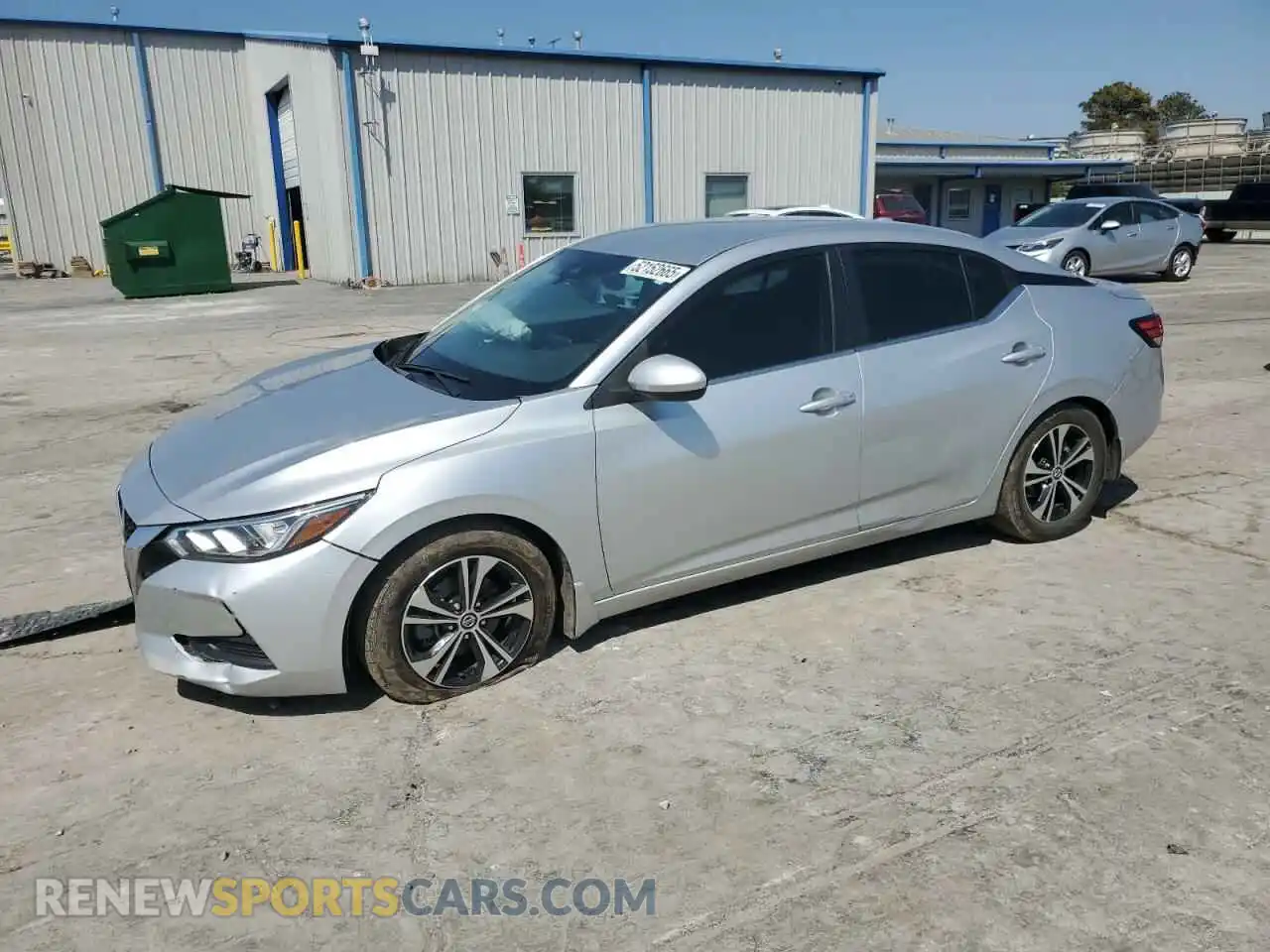 1 Photograph of a damaged car 3N1AB8CV1MY240418 NISSAN SENTRA 2021