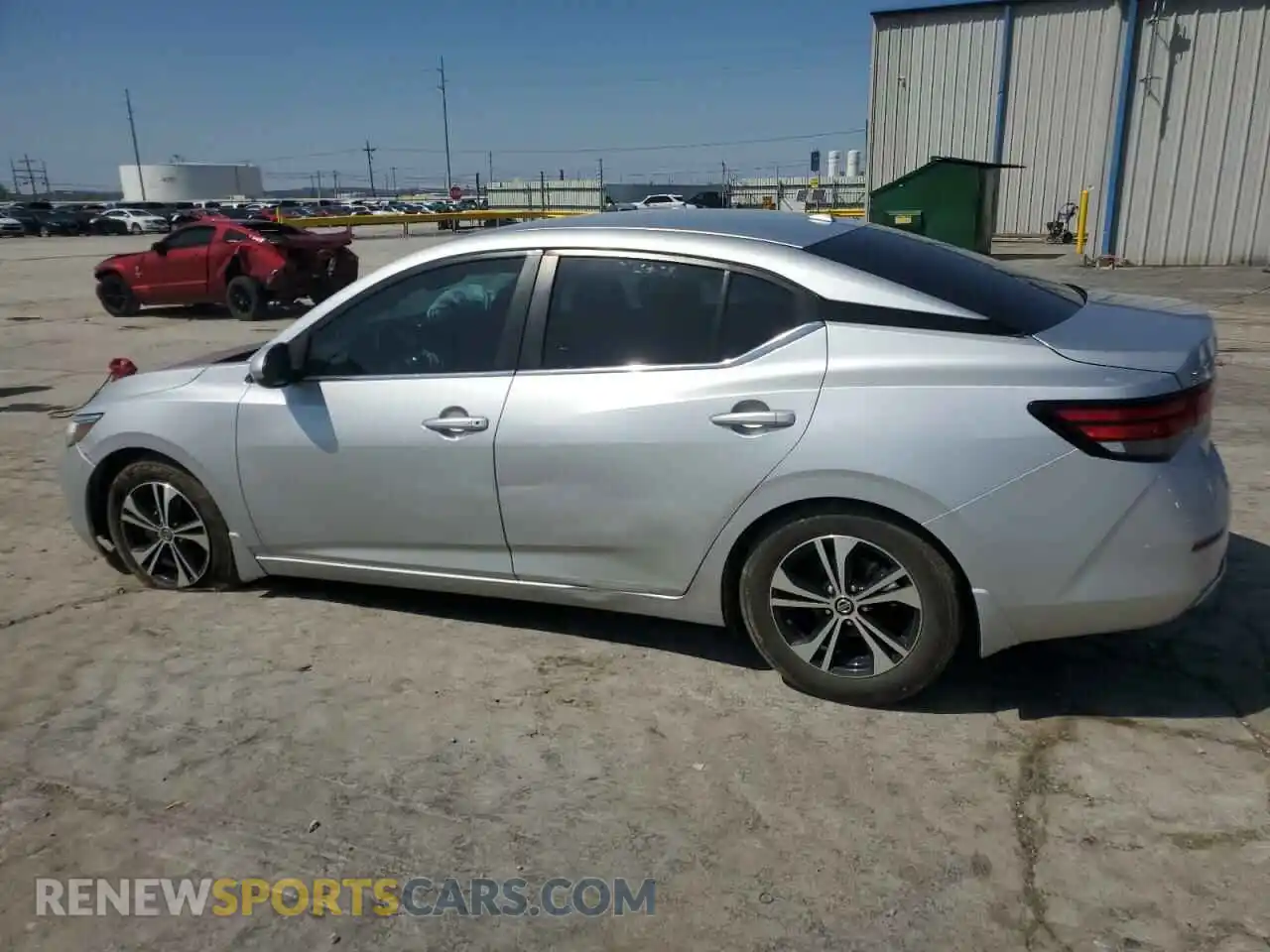 2 Photograph of a damaged car 3N1AB8CV1MY240418 NISSAN SENTRA 2021