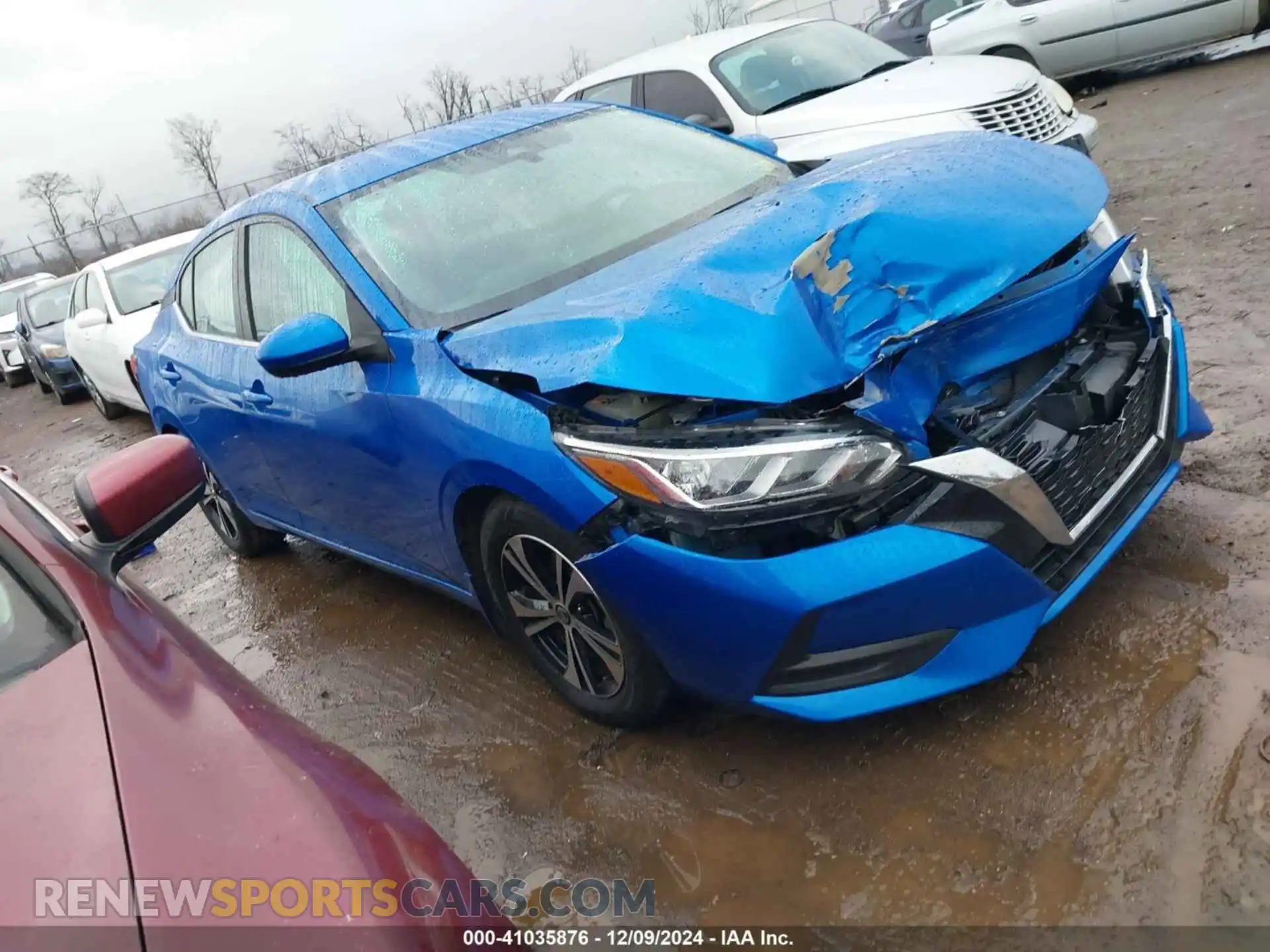 1 Photograph of a damaged car 3N1AB8CV1MY240435 NISSAN SENTRA 2021