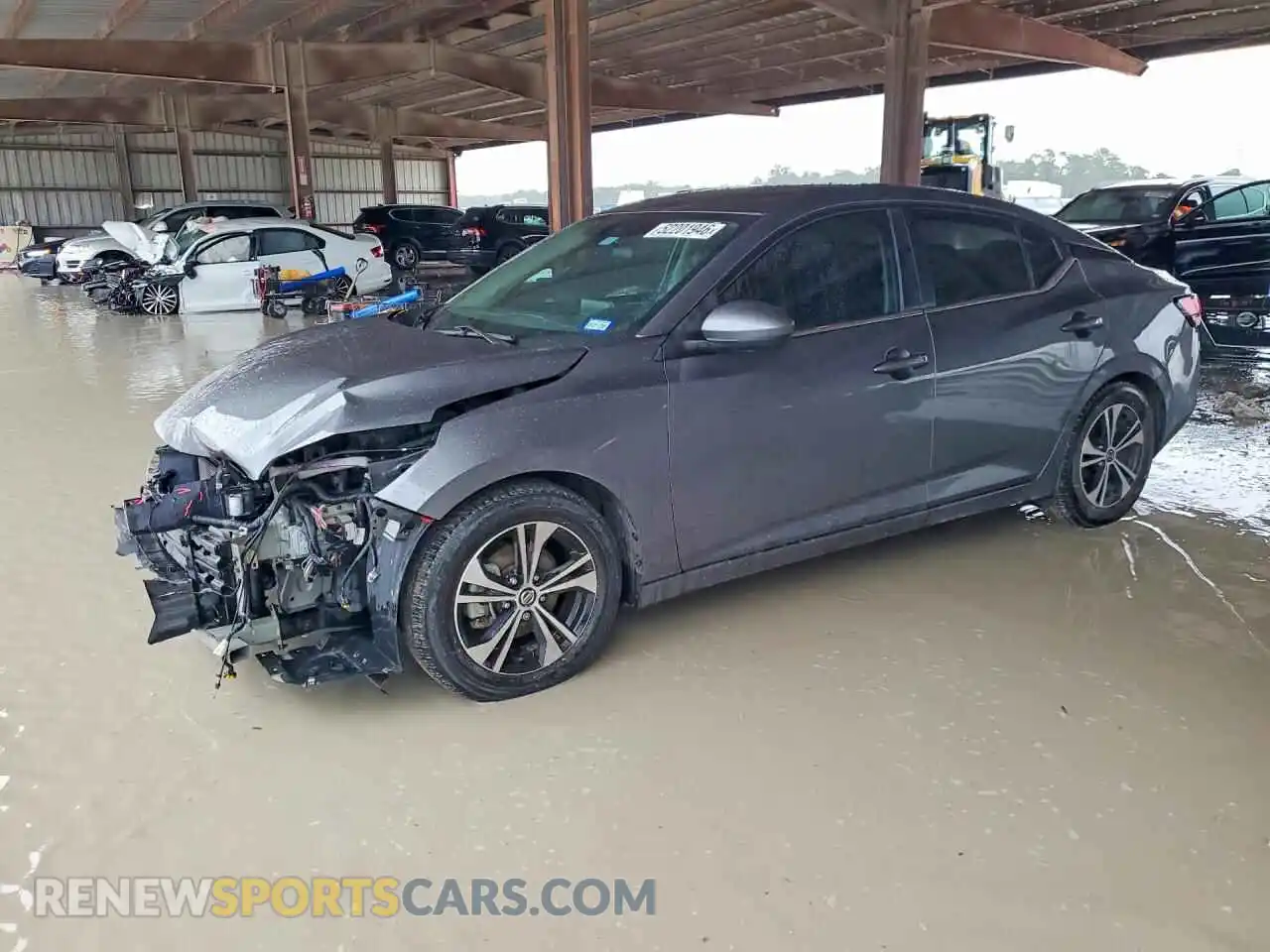 1 Photograph of a damaged car 3N1AB8CV1MY249569 NISSAN SENTRA 2021