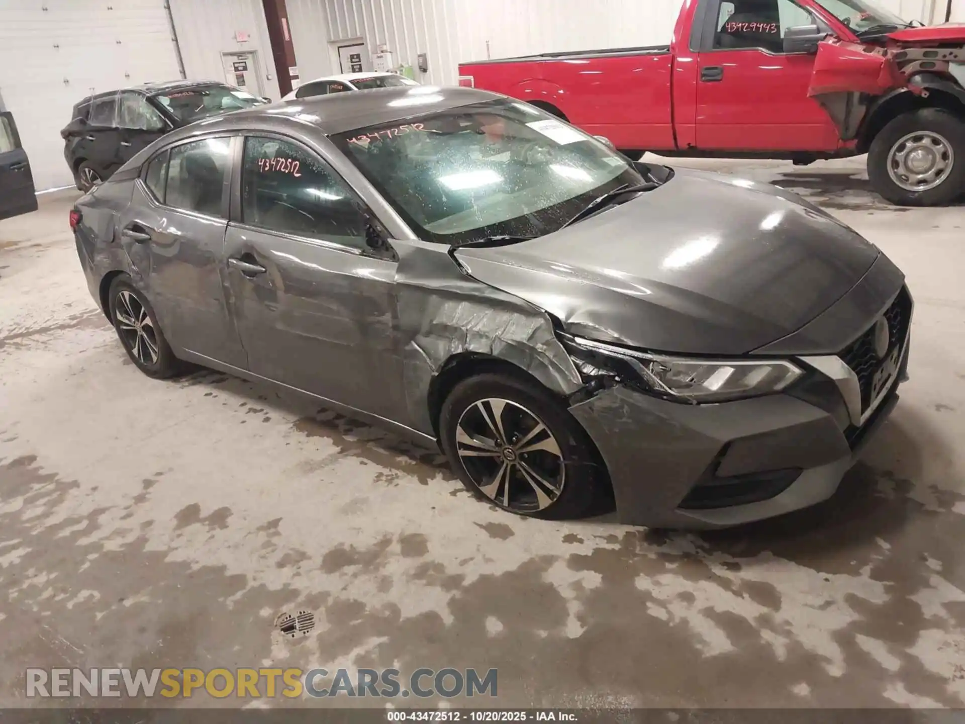 1 Photograph of a damaged car 3N1AB8CV1MY249832 NISSAN SENTRA 2021