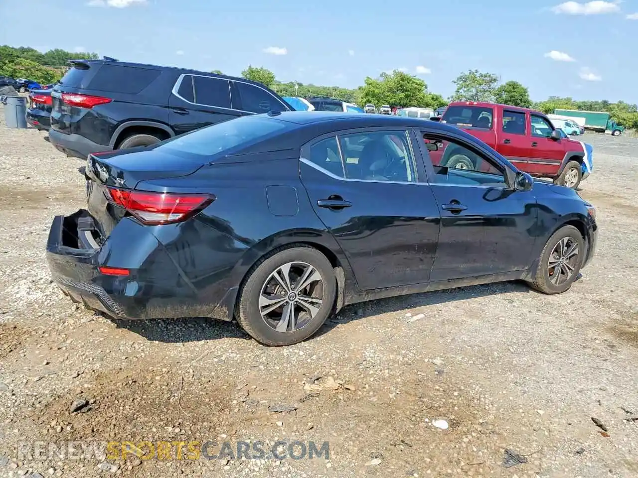 3 Photograph of a damaged car 3N1AB8CV1MY250687 NISSAN SENTRA 2021