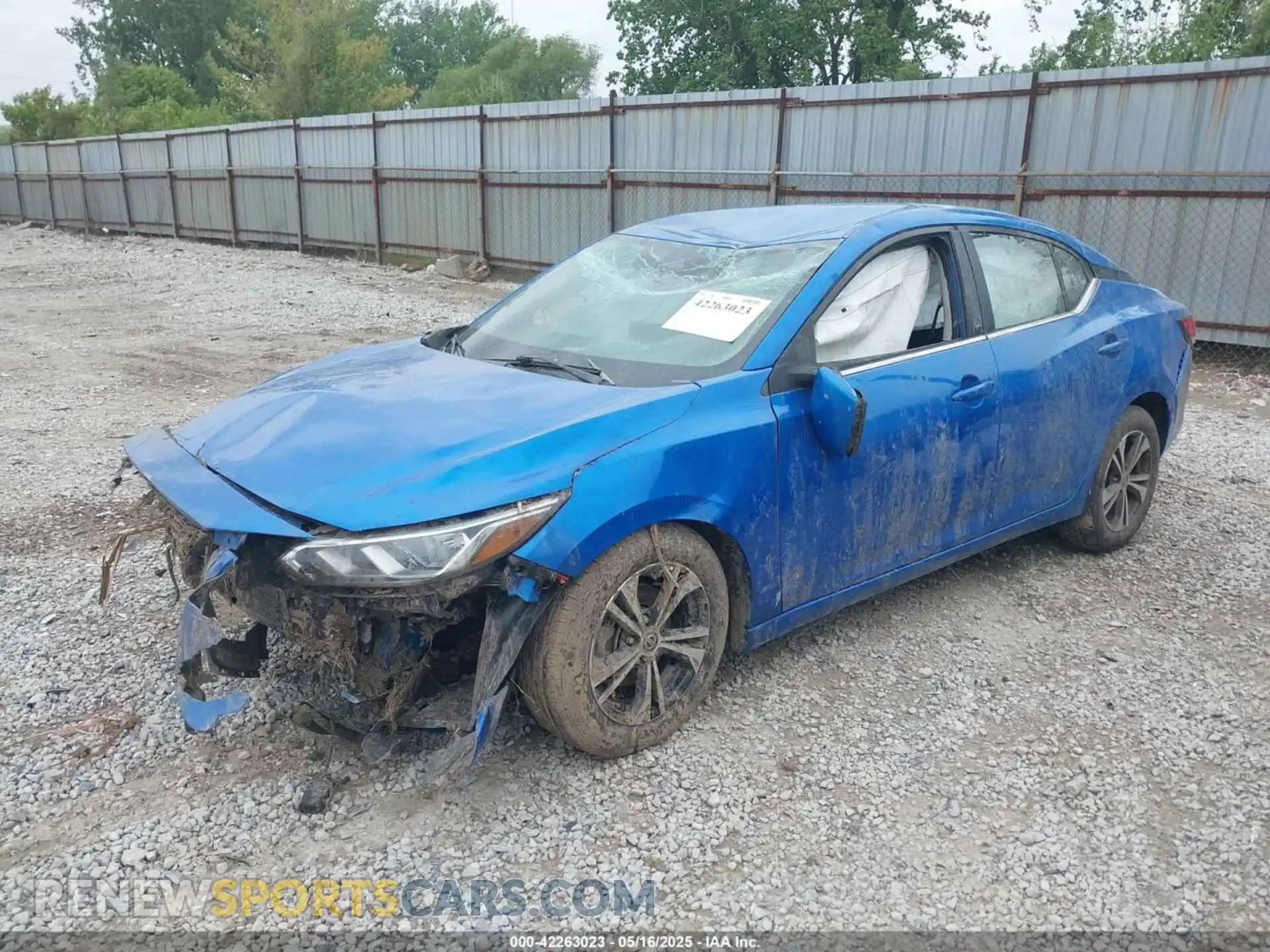 2 Photograph of a damaged car 3N1AB8CV1MY254285 NISSAN SENTRA 2021