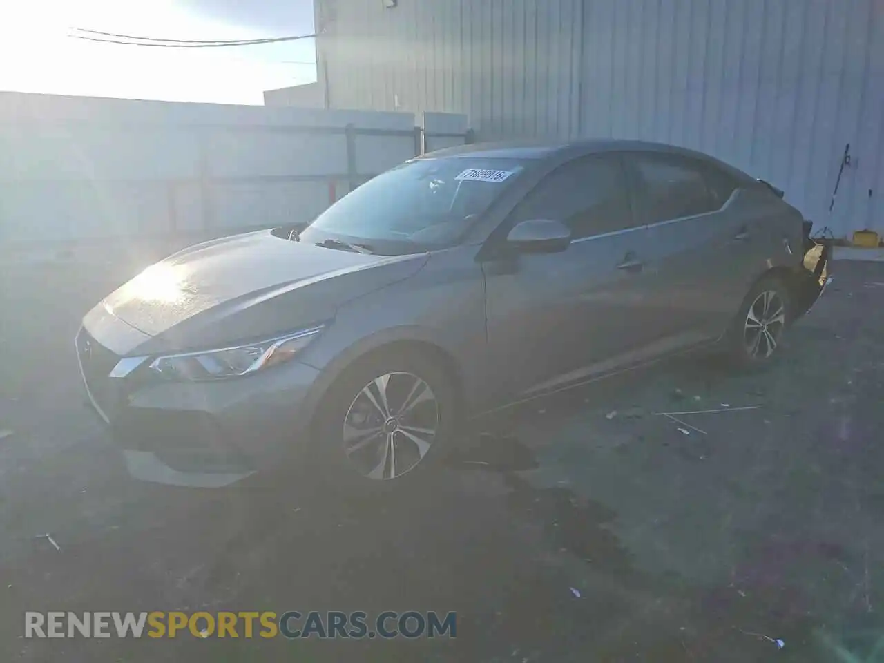 1 Photograph of a damaged car 3N1AB8CV1MY255517 NISSAN SENTRA 2021