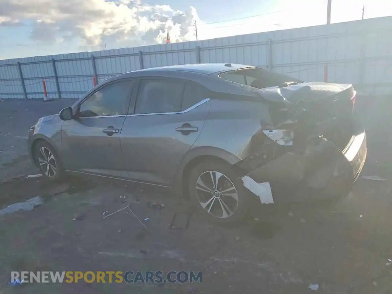 2 Photograph of a damaged car 3N1AB8CV1MY255517 NISSAN SENTRA 2021