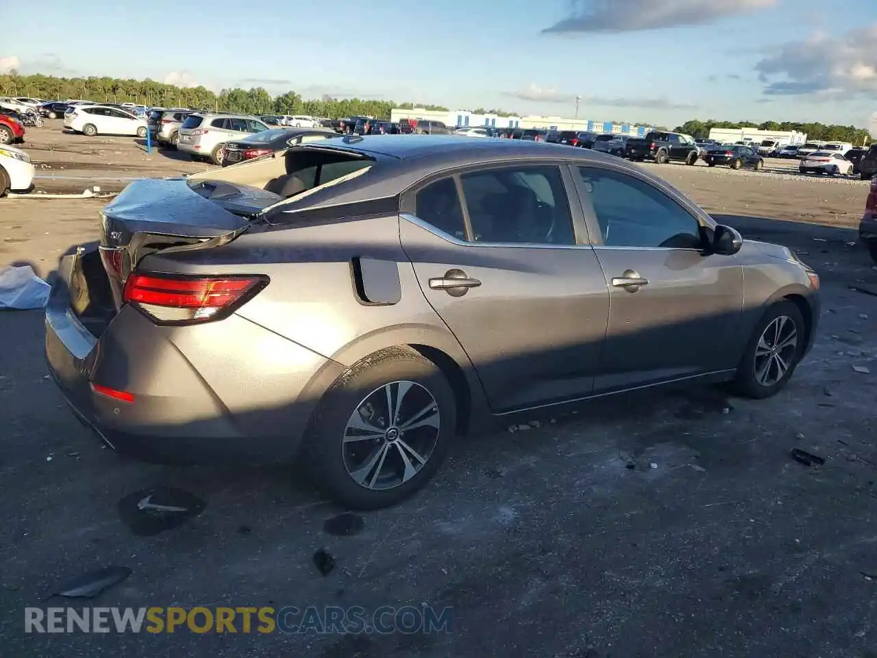 3 Photograph of a damaged car 3N1AB8CV1MY255517 NISSAN SENTRA 2021