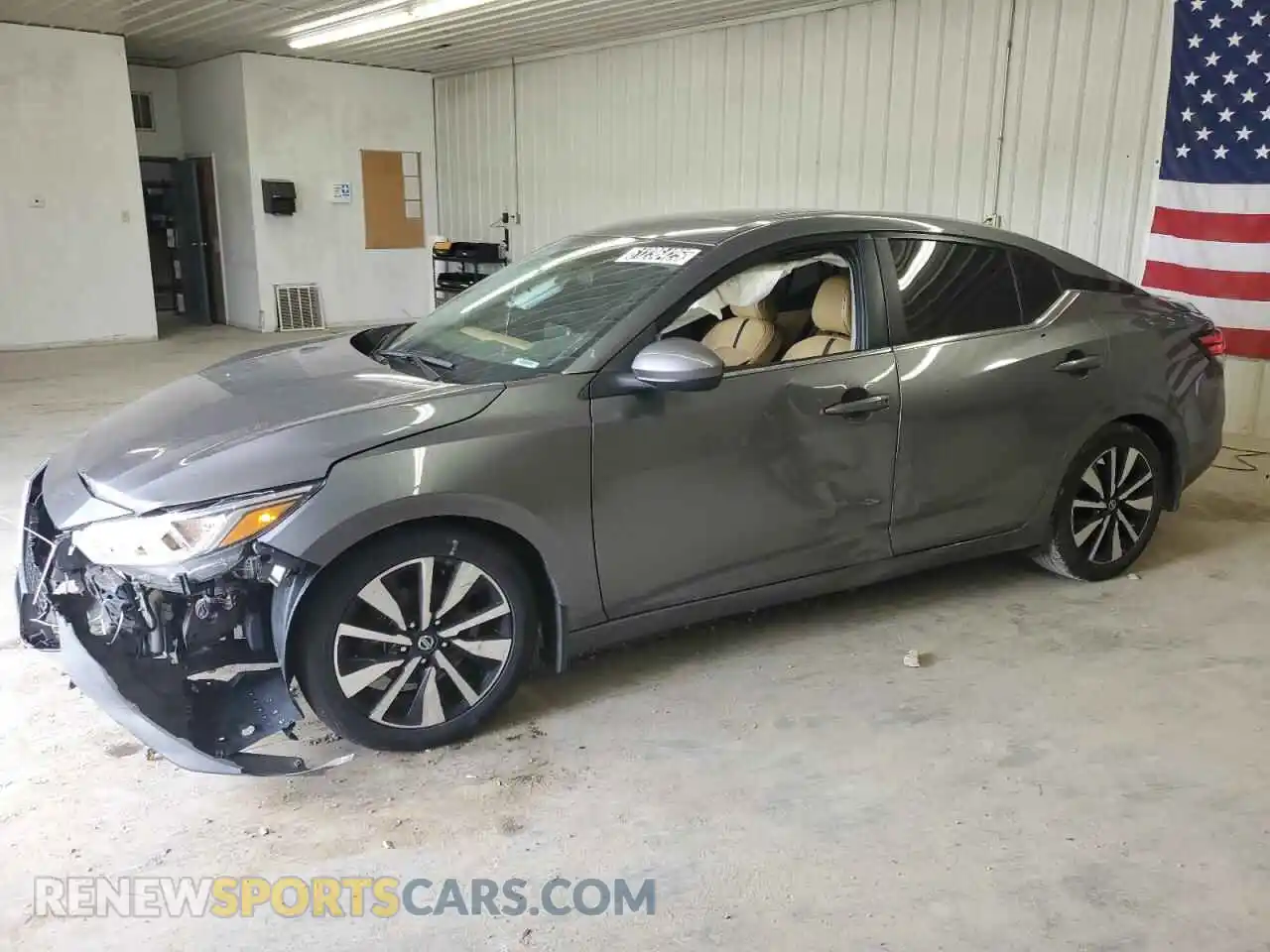 1 Photograph of a damaged car 3N1AB8CV1MY262466 NISSAN SENTRA 2021