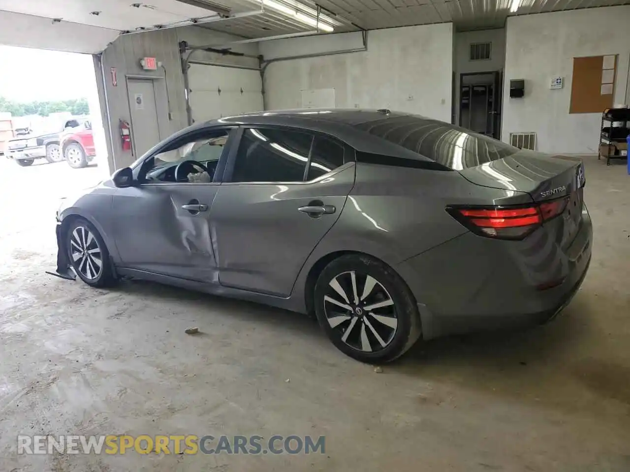 2 Photograph of a damaged car 3N1AB8CV1MY262466 NISSAN SENTRA 2021