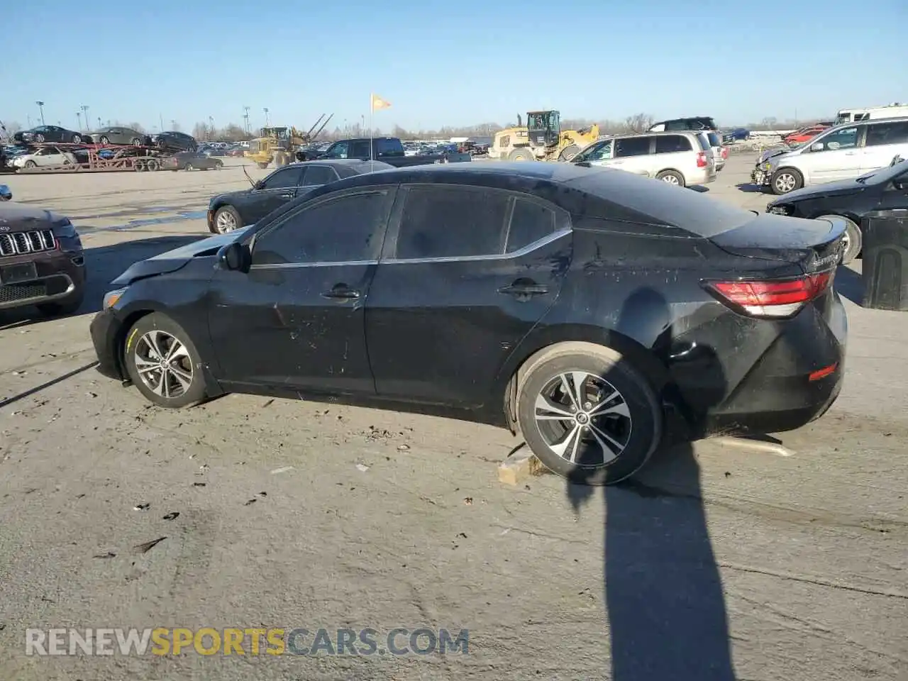 2 Photograph of a damaged car 3N1AB8CV1MY264590 NISSAN SENTRA 2021